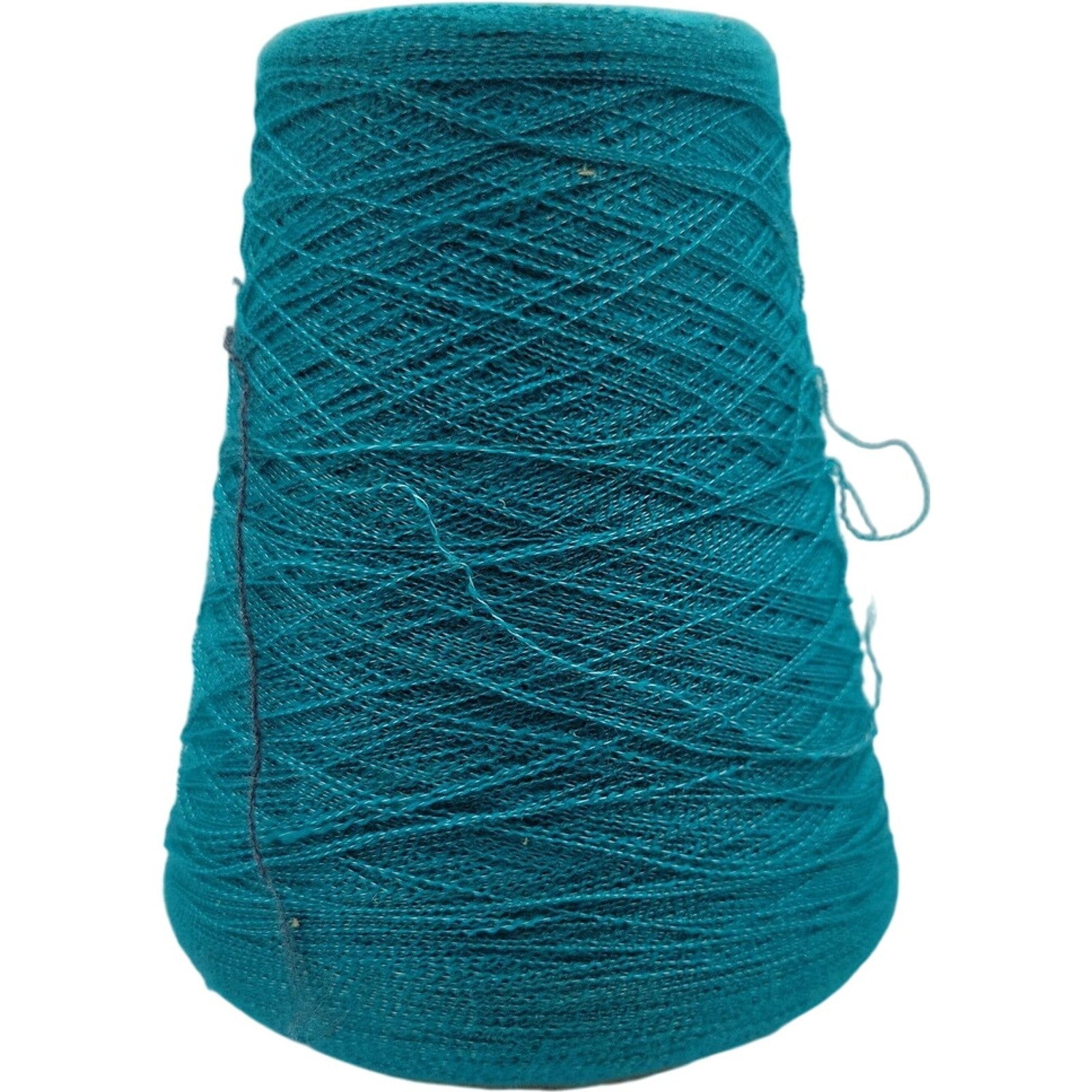 Vintage Pisgah Yarn 2/28 Krinkle Jade Green Cone Yarn Lot 5082 13400
