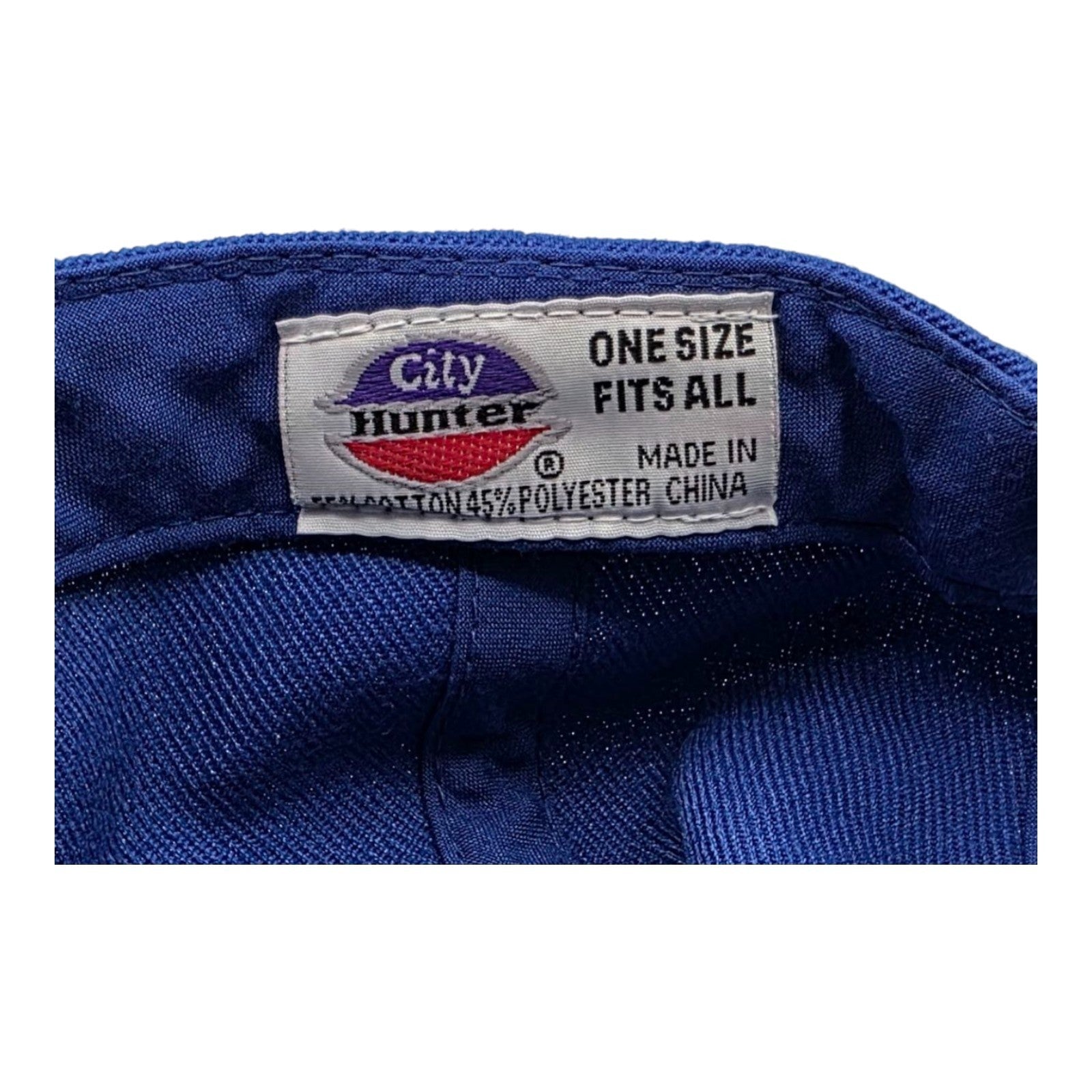 City Hunter Chicago Blue Baseball Cap Adjustable One Size