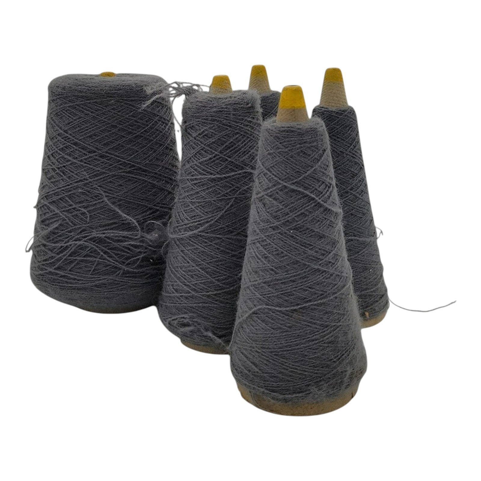 Vintage Templon UN Flannel Acrylic Weaving Knitting Cone Yarn 2/24 Lot of 5