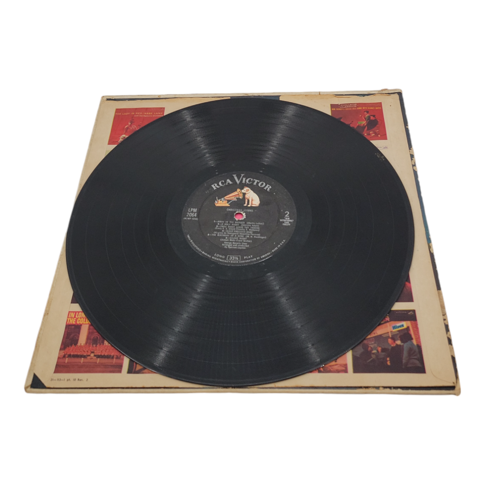 Vintage RCA Victor Christmas Hymns George Beverly Shea Vinyl LP