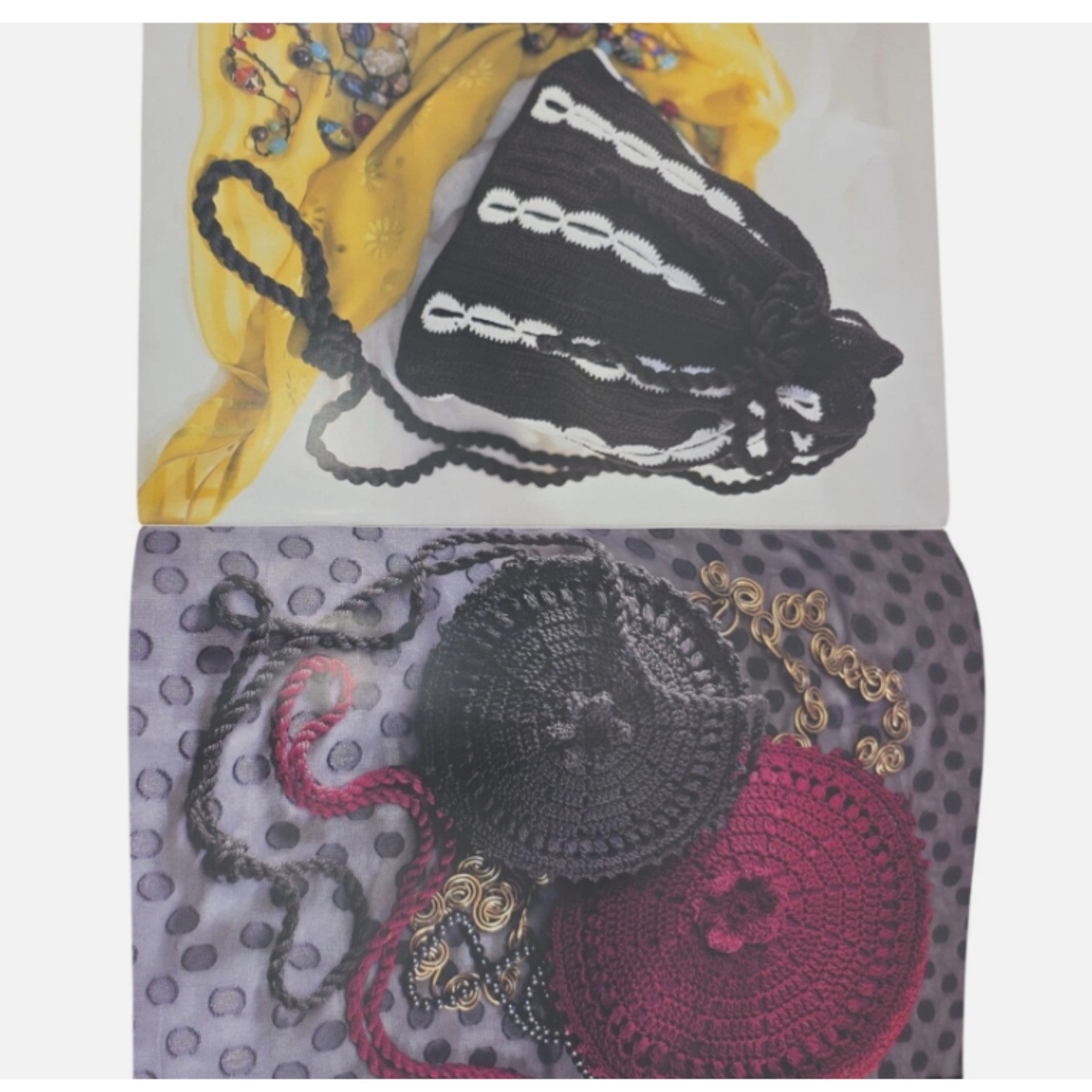 Coats Opera Crochet Cotton Pattern Lot Song of Spring & Charming Handbags