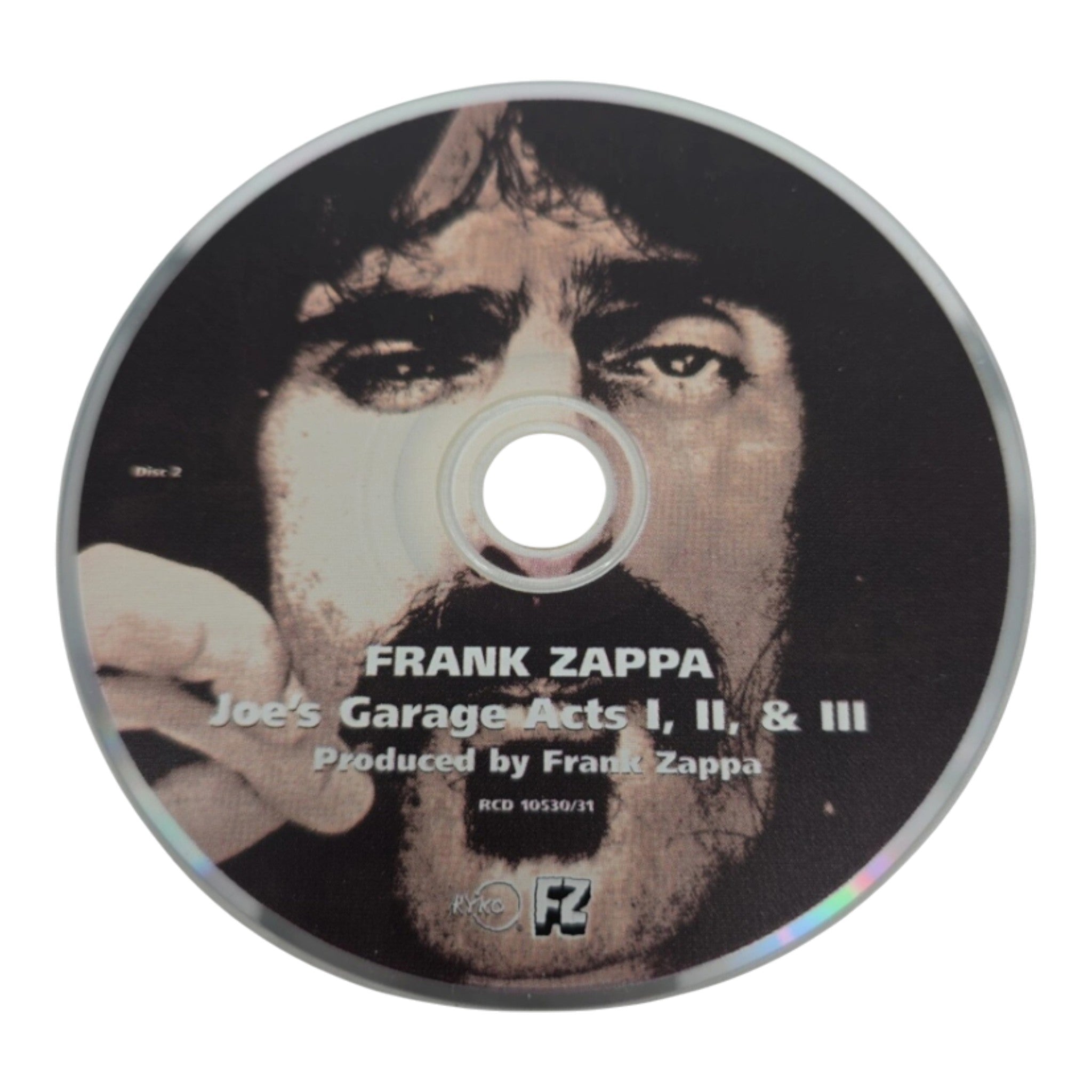 Frank Zappa Joe’s Garage Acts I, II & III 2-CD Album RykoDisc RCD