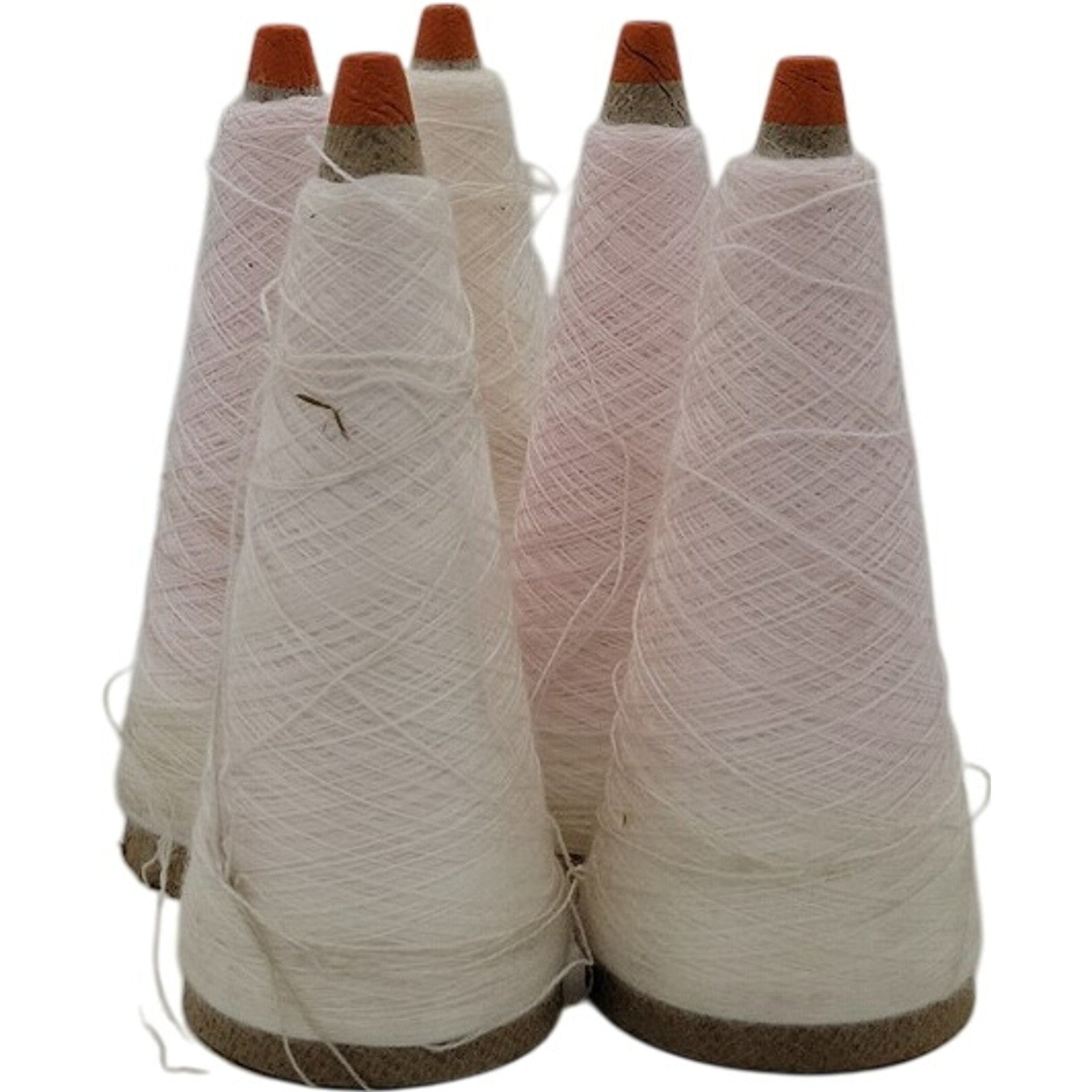 Vintage Pharr Yarns Orlon Acrylic Nomelle 2/29 Cone Yarn Lot of 5