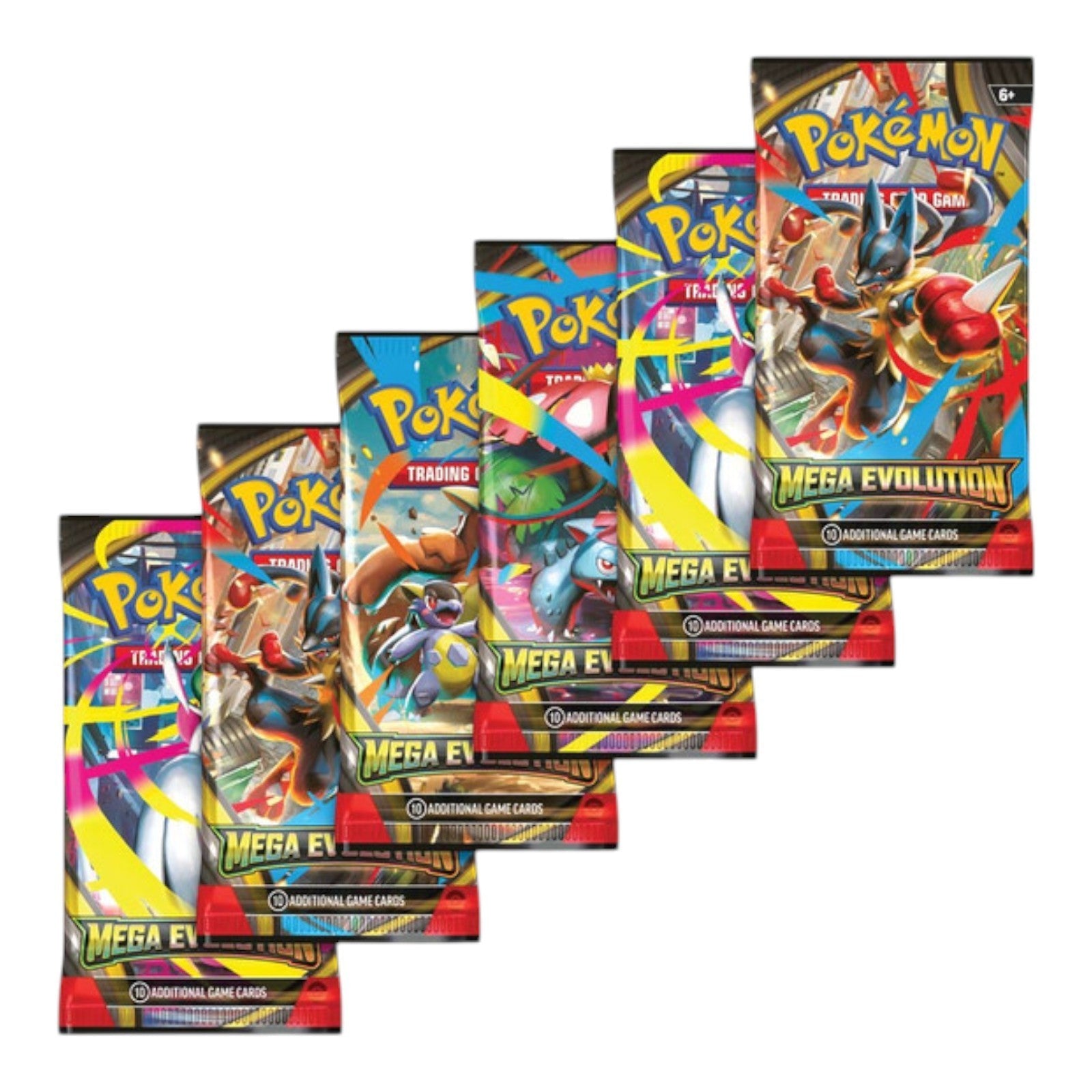 Pokémon TCG Mega Evolution 1 Booster Bundle 6 Booster Packs