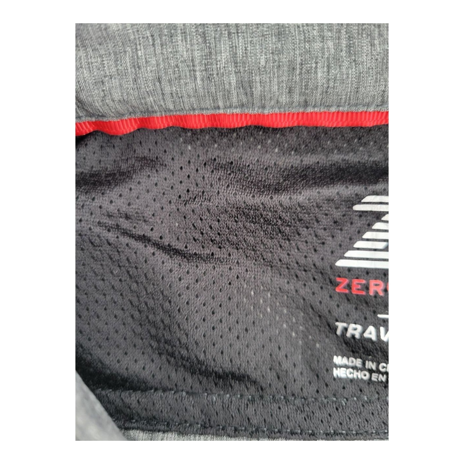ZeroXposur Men's Travel Shirt Heather Slate Stretch Button-Up Small