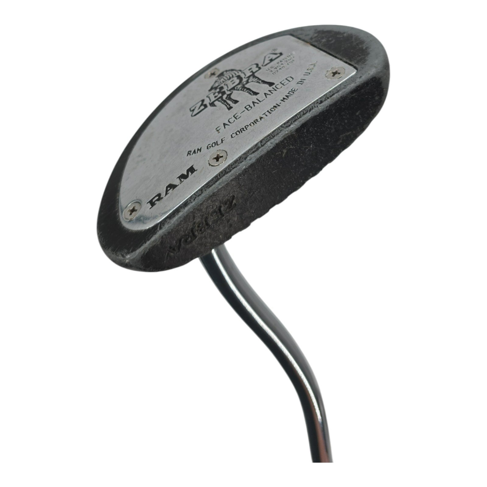 Ram Zebra Face Balanced Putter RH With Zebra Steel Shaft And Original Grip 35"