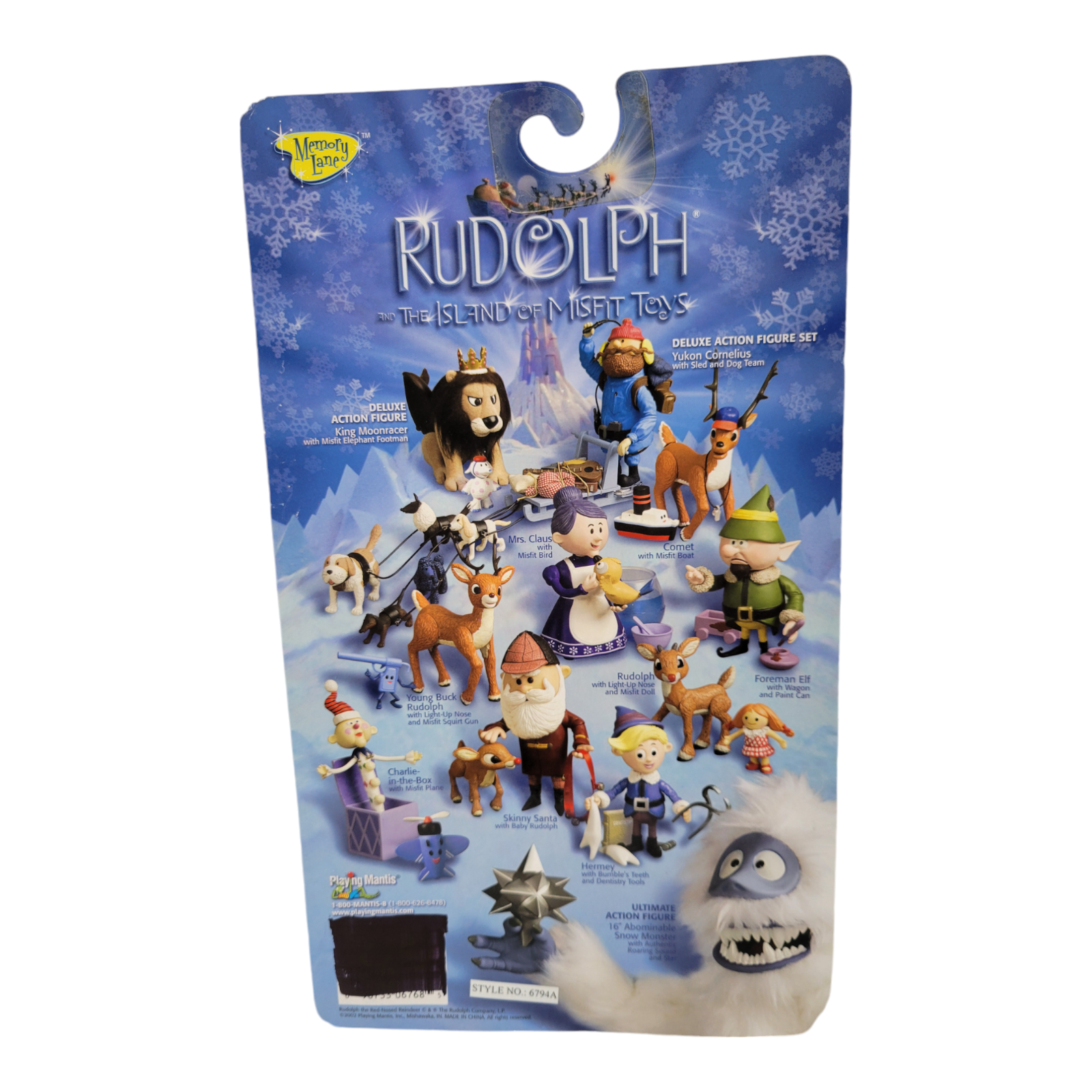 Playing Mantis Rudolph and The Island of Misfit Toys Action Figures Set of 4