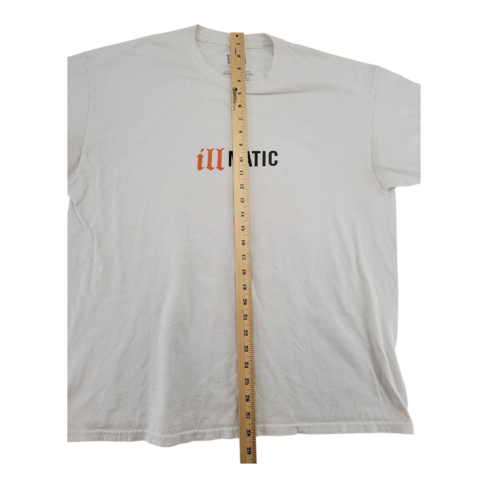 Nas Illmatic Album Cover Graphic T-Shirt White Men's Size XL