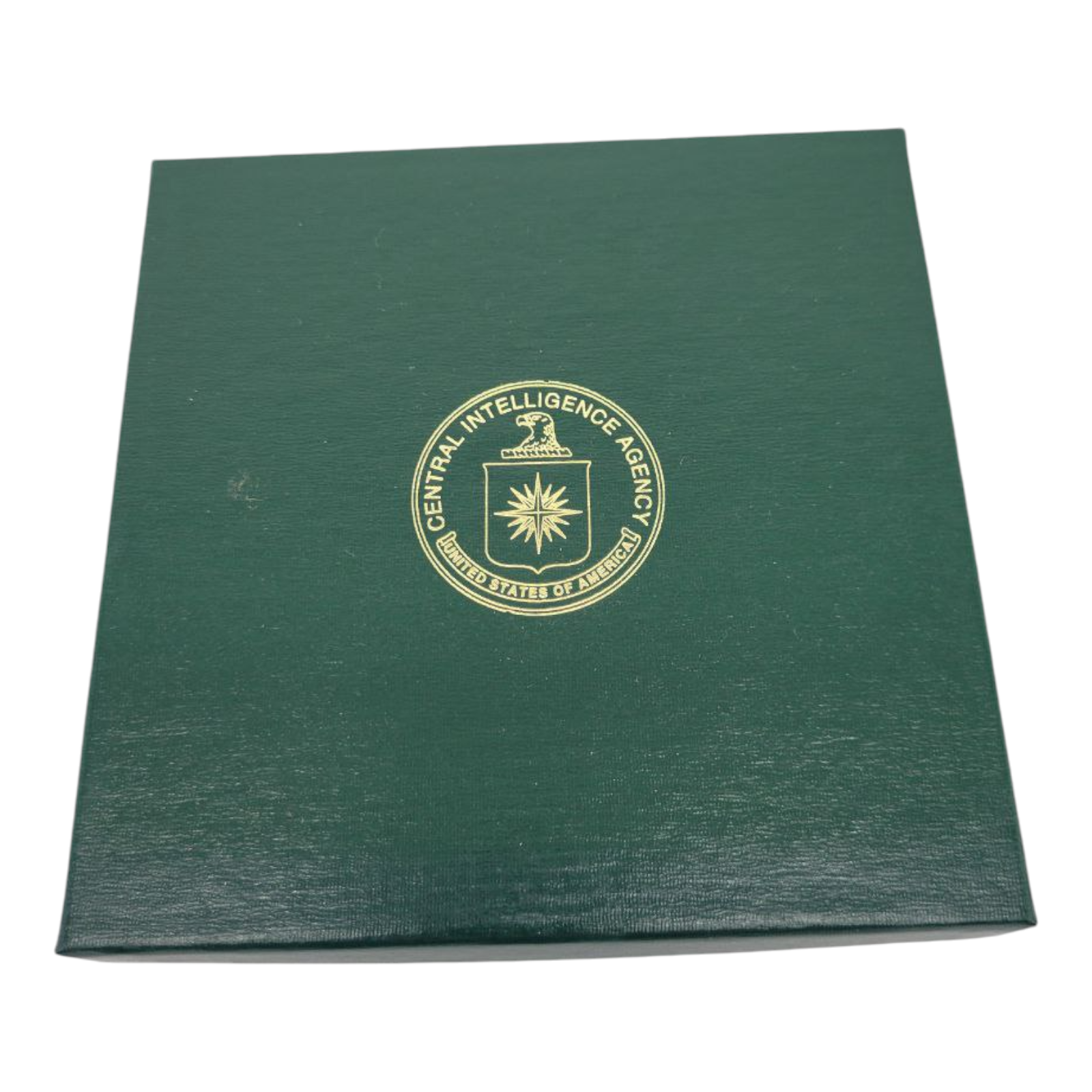 CIA Central Intelligence Agency Christmas Tree Ornament with Box Spy Design