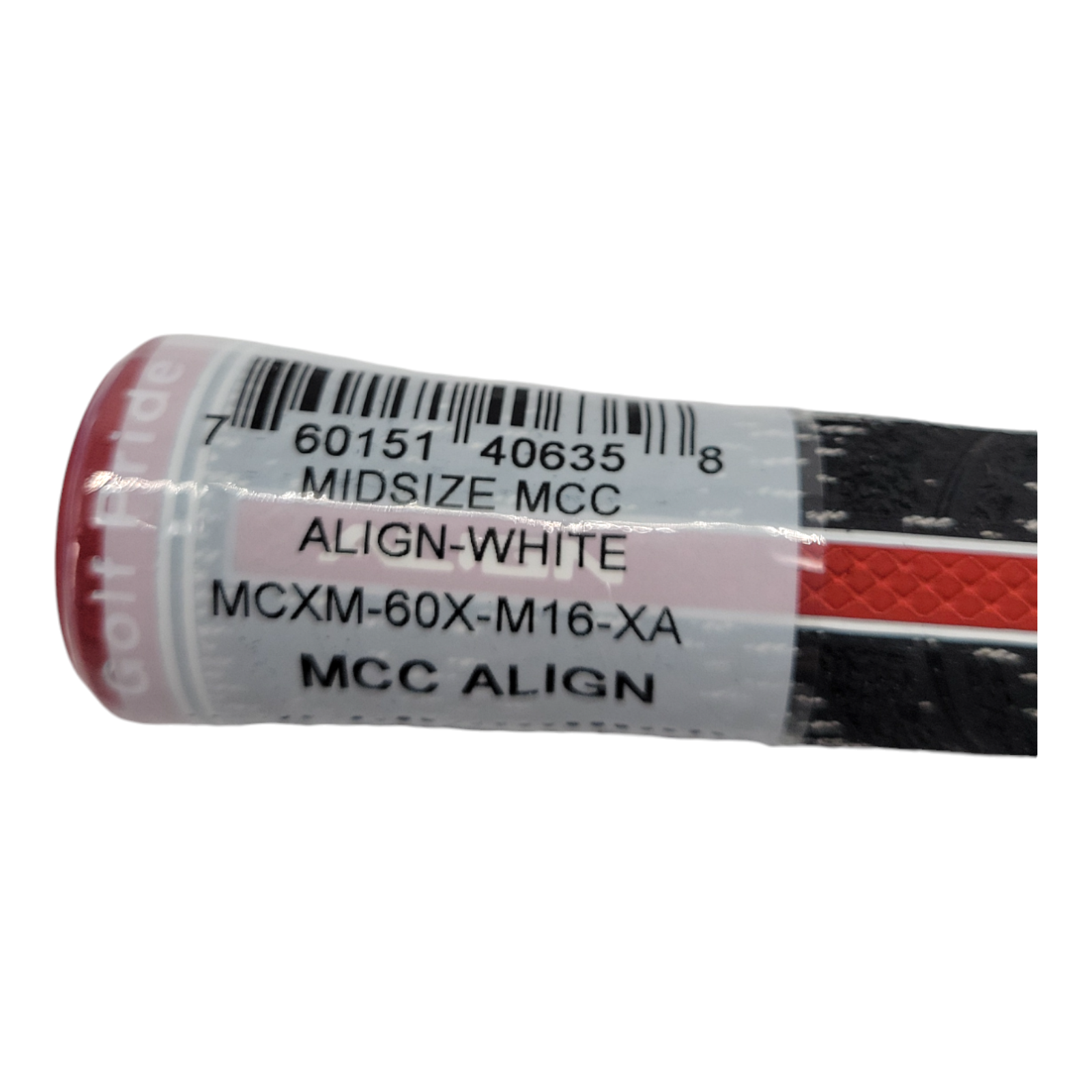 Golf Pride MCC Align New Decade Multi Compound Golf Grip Midsize White Red