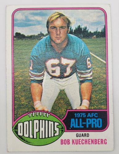 1976 Topps Chewing Gum Football Cards Miami Dolphins