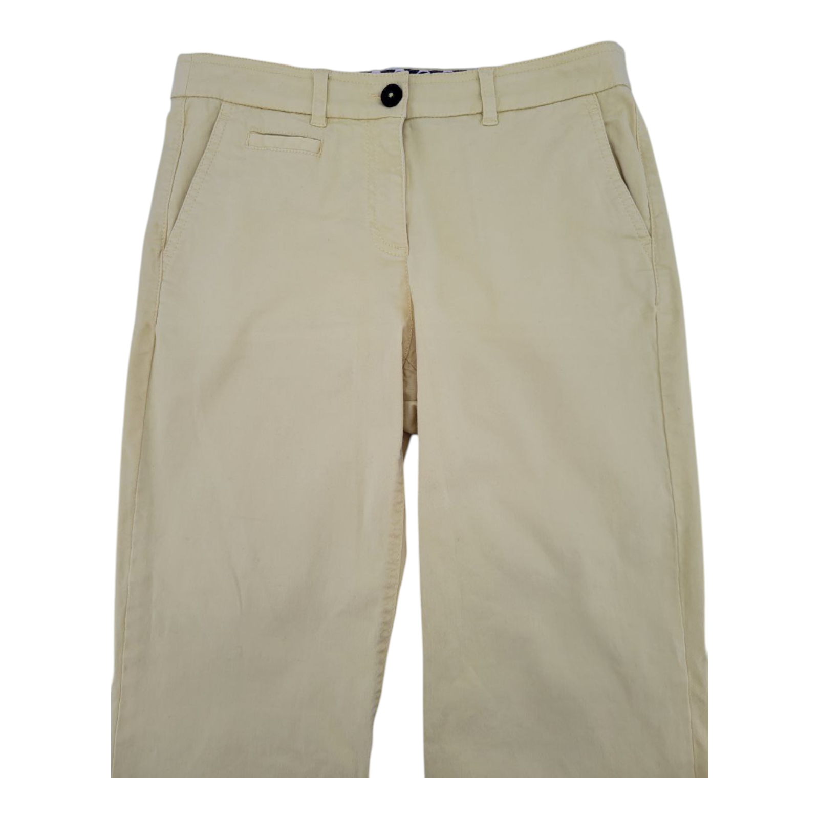 Boden Womens Yellow Chino Pants Straight Leg US 4L UK 8L