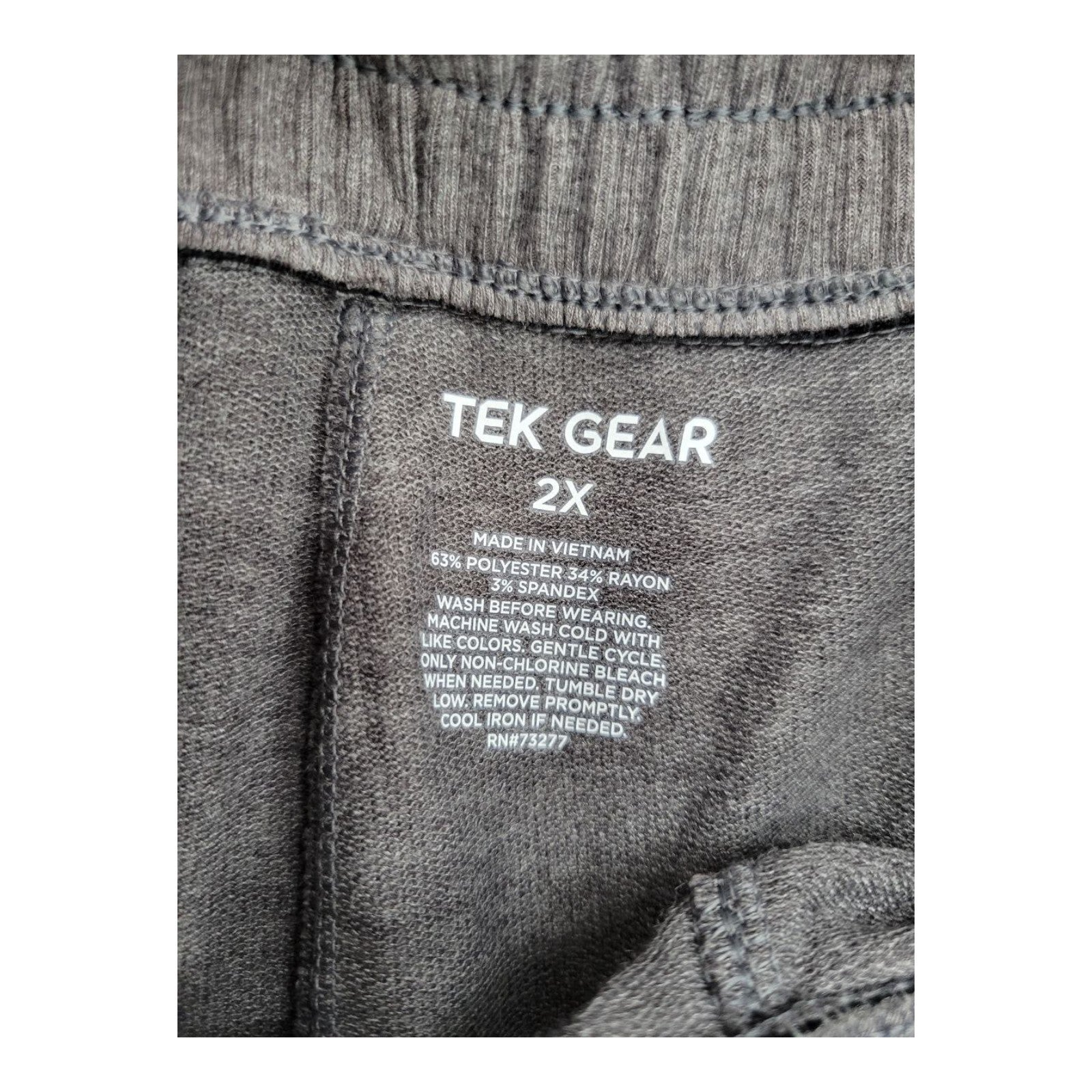 Tek Gear Women's Jogger Pants 2X Charcoal Gray Mid Rise Sweatpants