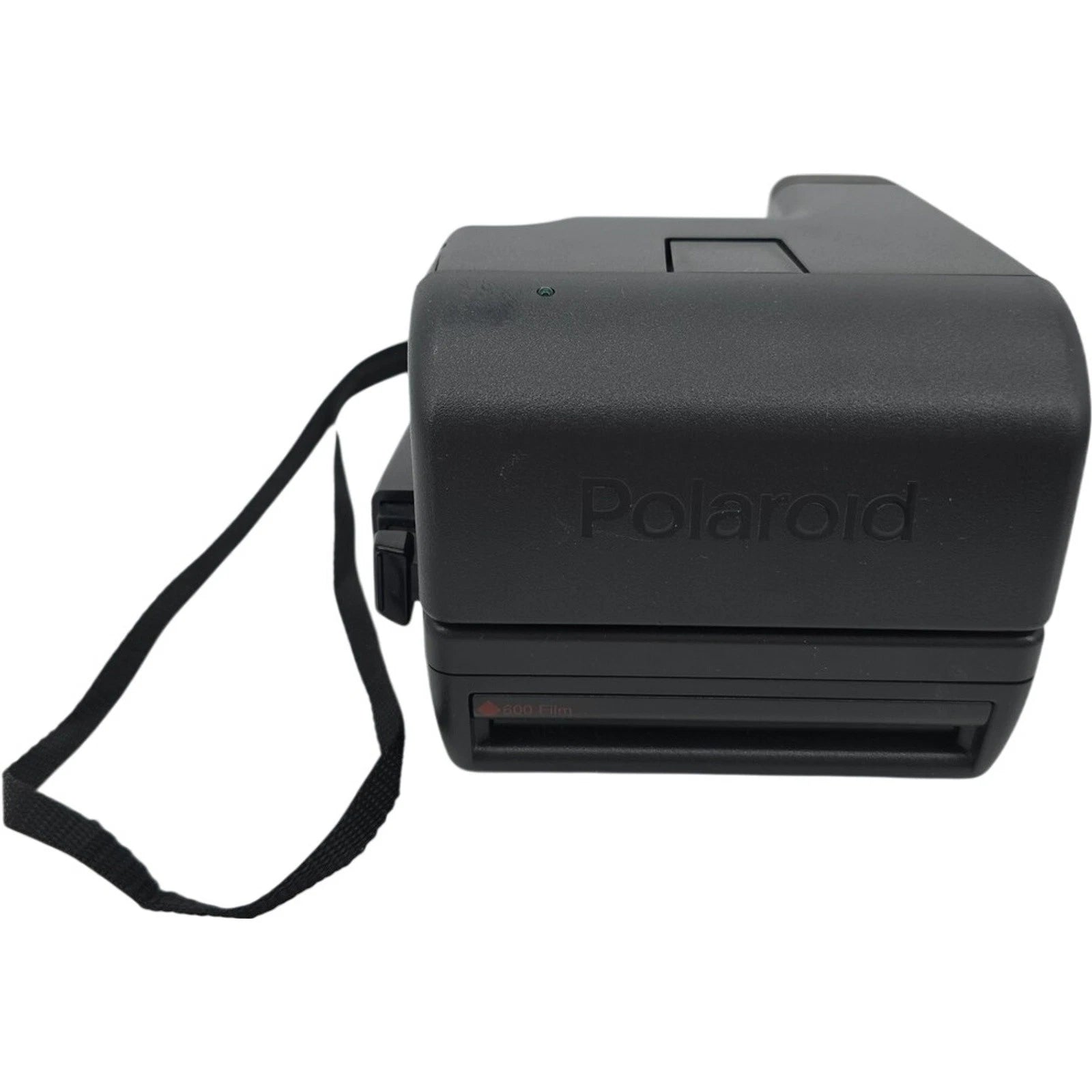 Polaroid OneStep CloseUp 600 Instant Film Camera Black Tested Working with Strap