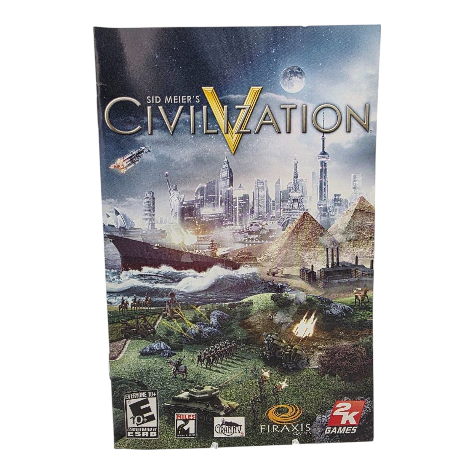 Sid Meier's Civilization V PC DVD-ROM Game 2010 Complete CIB 2K Games Tested