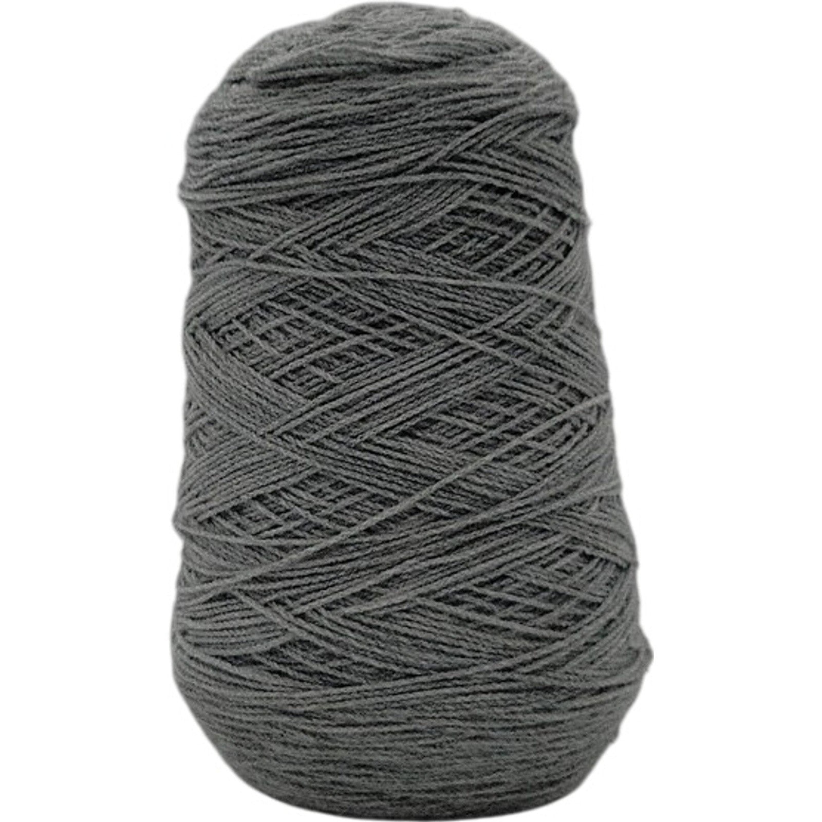Vintage Solid Gray Knitting Crochet Weaving Craft Spool Cone Yarn
