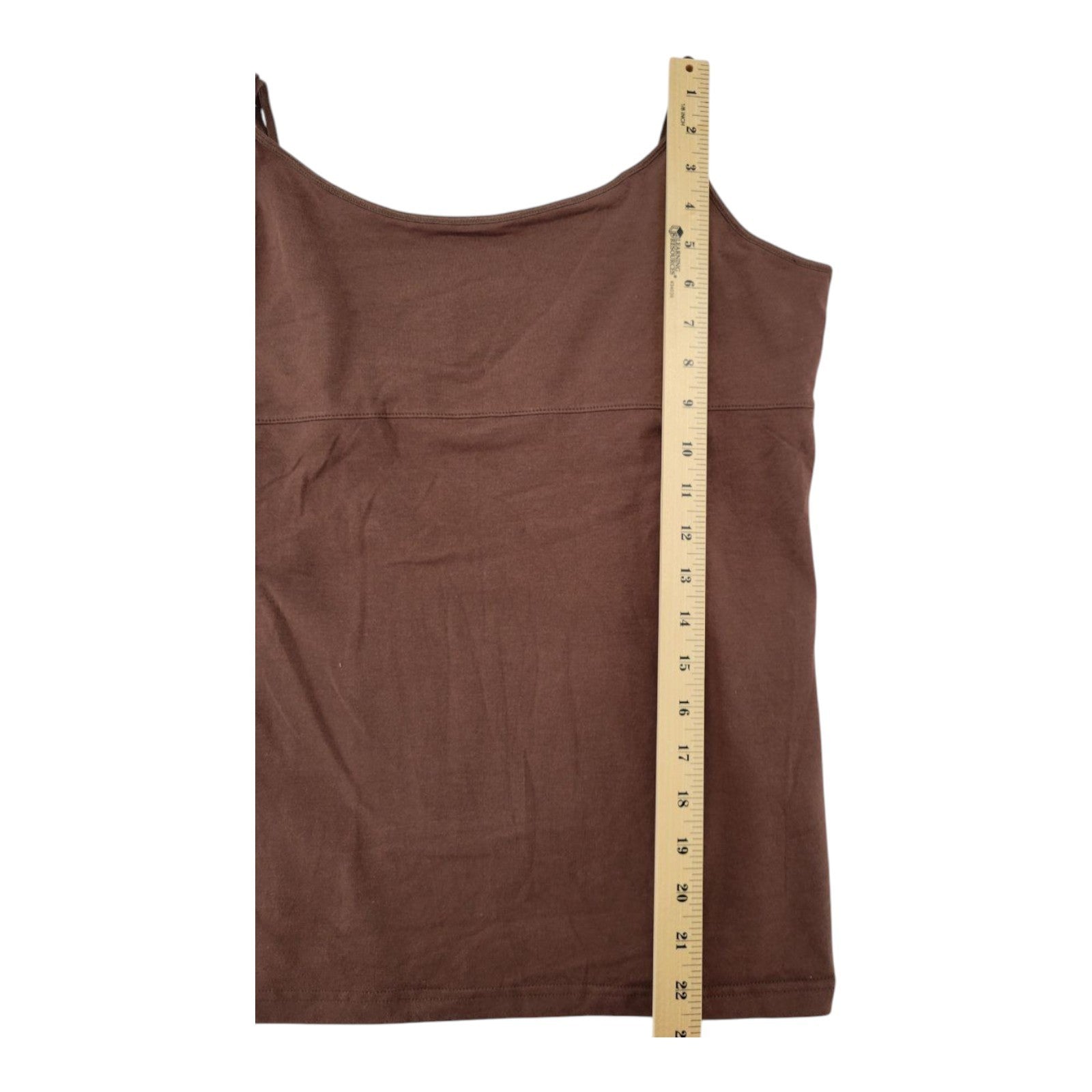 Personal Identity Women's Brown Camisole Tank Top Spaghetti Strap Size XL