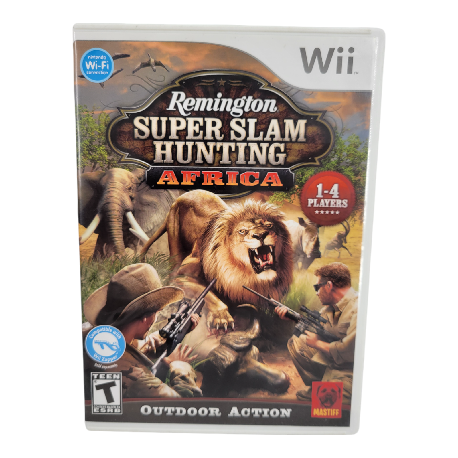 Nintendo Wii Remington Super Slam Hunting Africa 2010 Game