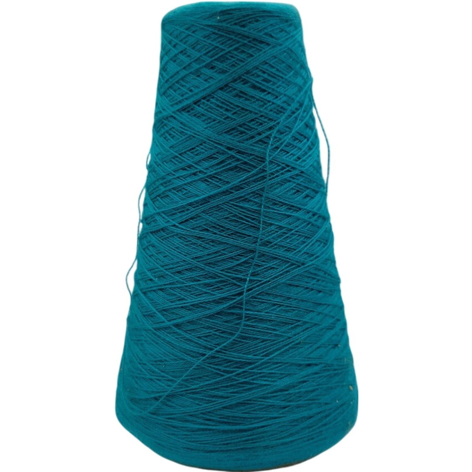 Vintage Pisgah Yarn 2/24 Jade Green Acrylic Weaving Knitting Cone Lot 9271