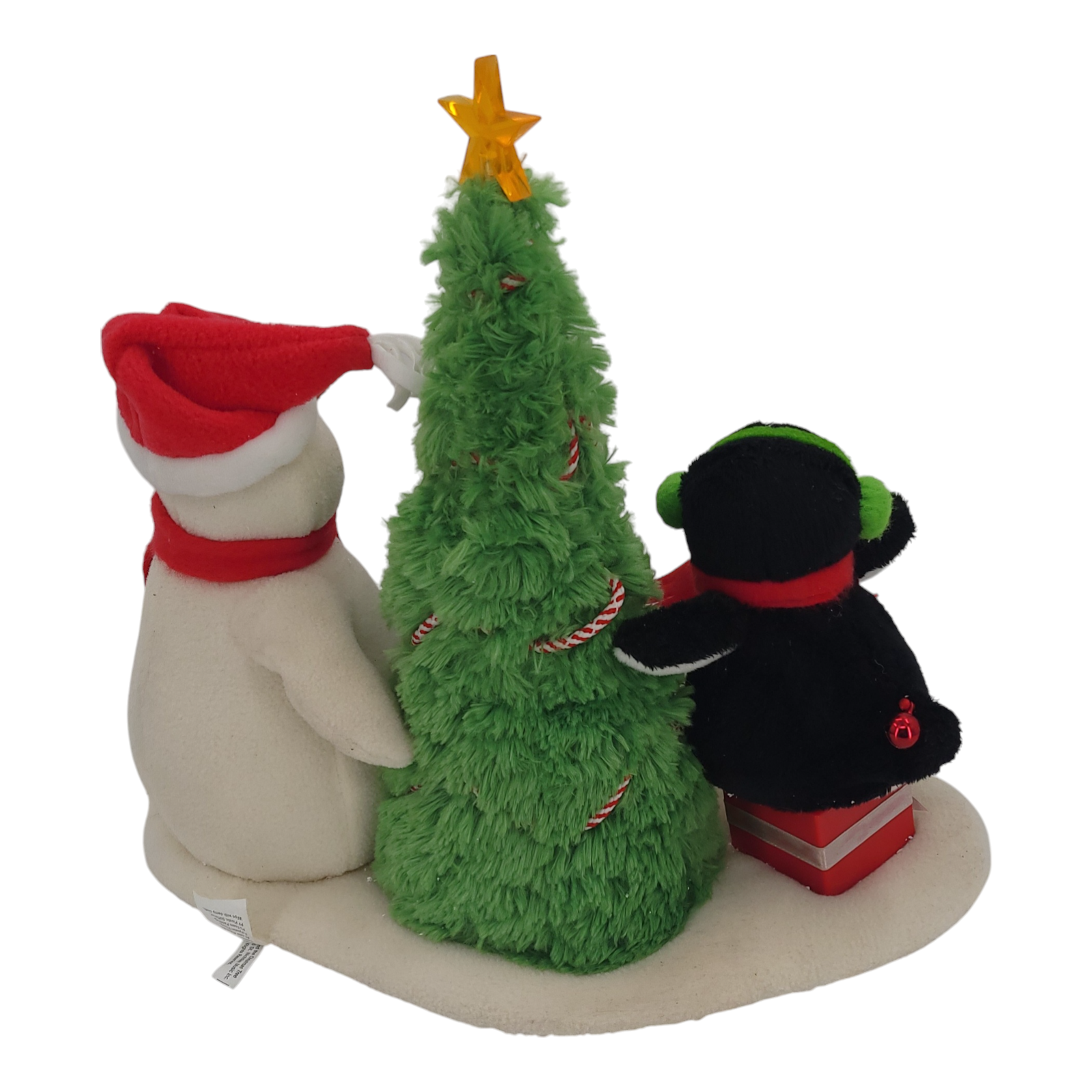 Holiday Hallmark Very Merry Trio Rockin' Around The Christmas Tree Musical Plush