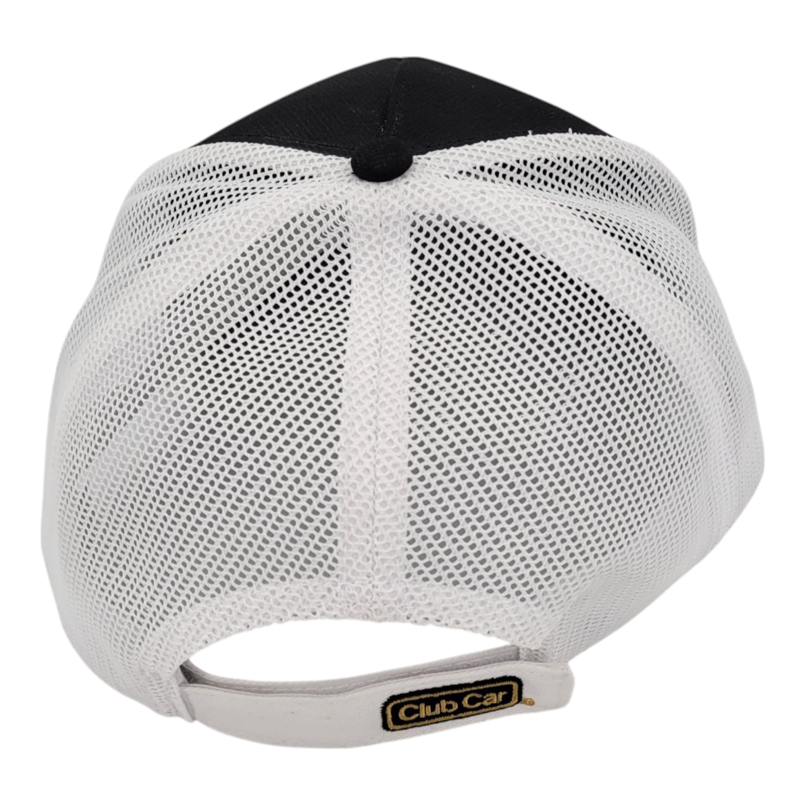 Club Car Onward Black White Adjustable Hat Unstructured Embroidered Logo