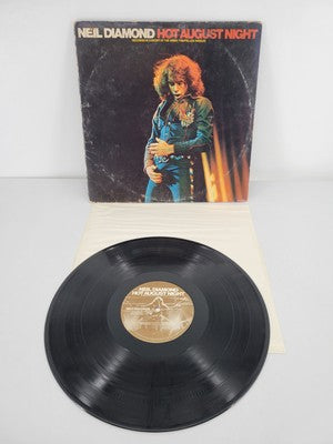 1972 Neil Diamond Hot August Night MCA-8000 Record Album 12” Missing Vinyl 2 3