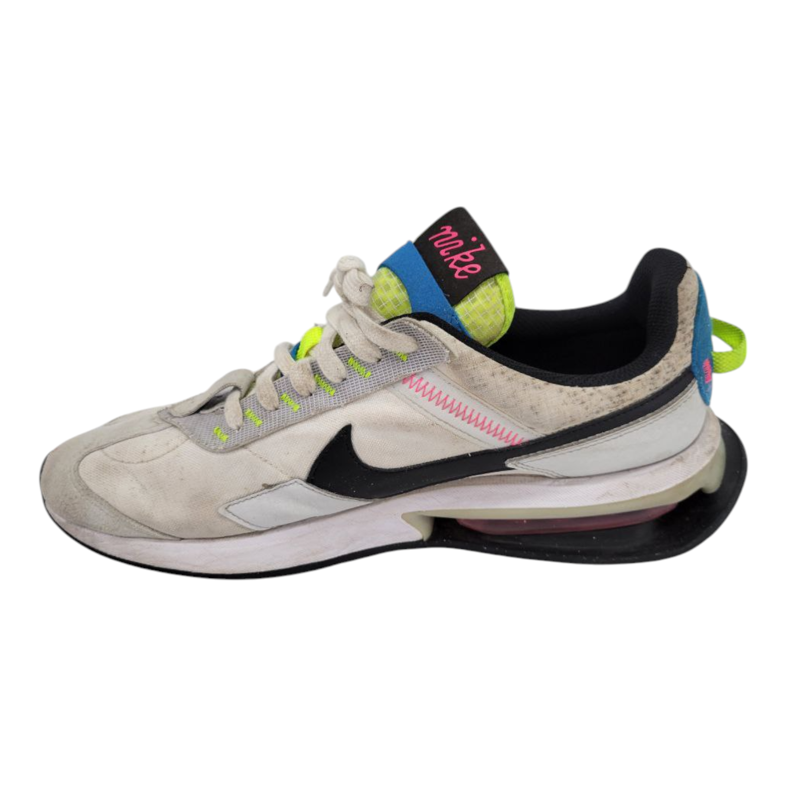 Nike Air Max Pre-Day DZ4399-100 White Pure Paltinum Volt Mens Size 11.5