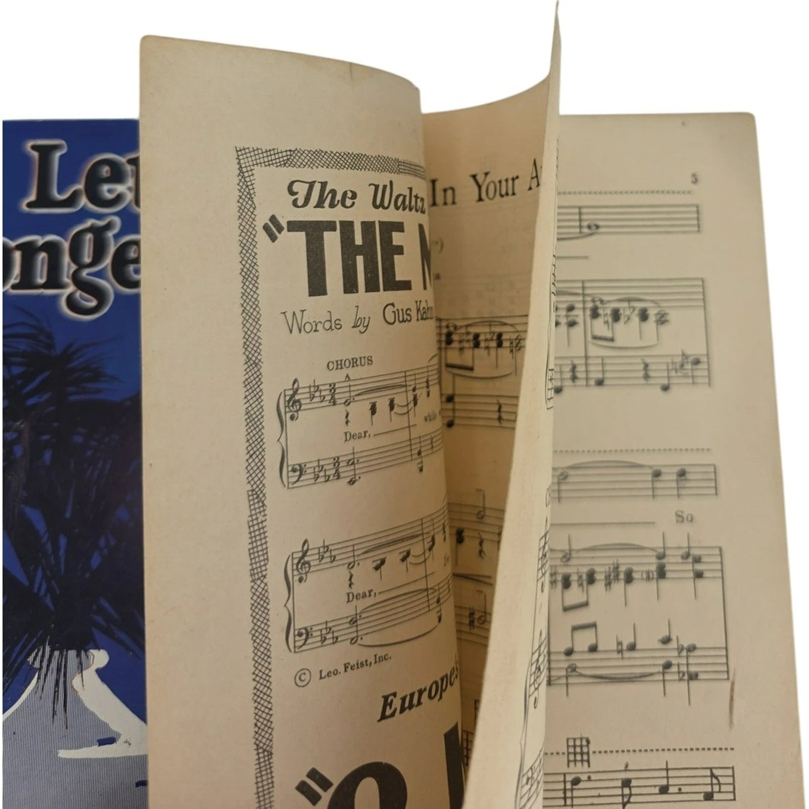 Vintage 1924 Sheet Music Let Me Linger Longer In Your Arms by Cliff Friend