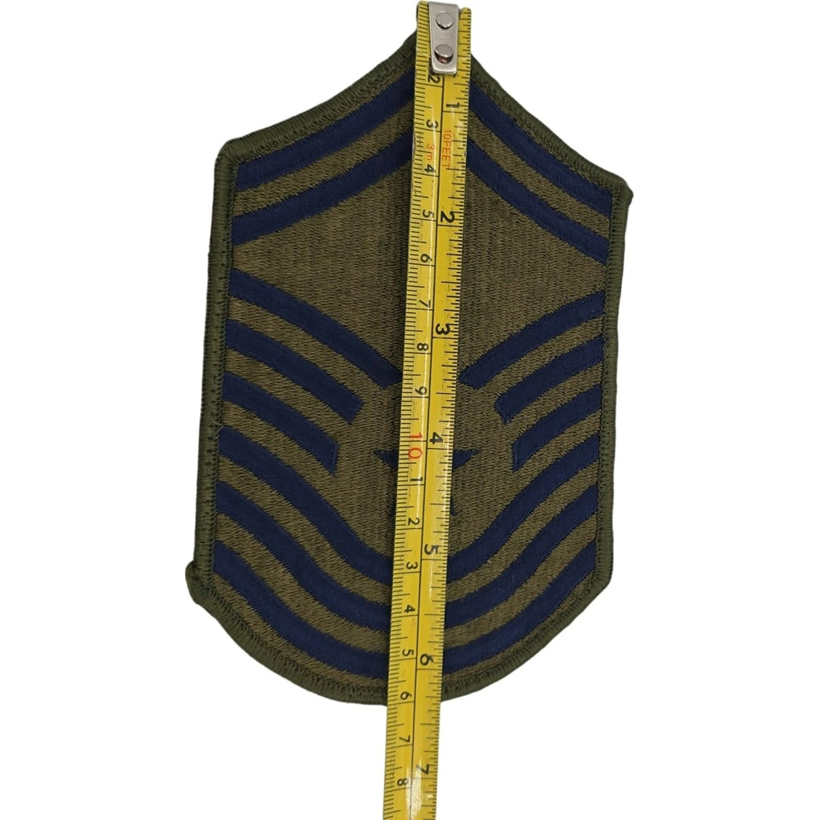 Vintage Circa 1980 US Air Force Chief Master Sergeant Subdued Patch Pair