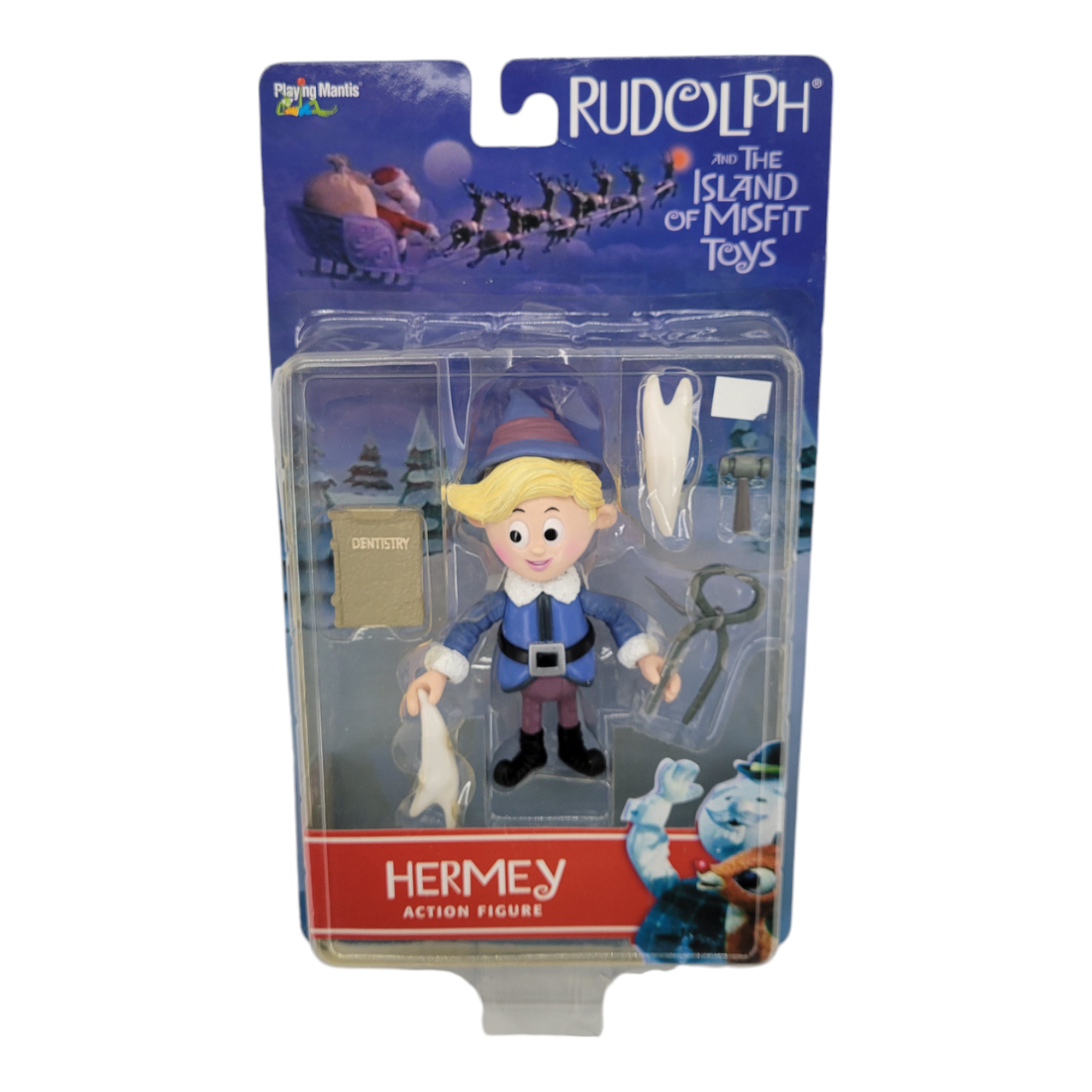 Playing Mantis Hermey Action Figure Rudolph And The Island Of Misfit Toys 2001