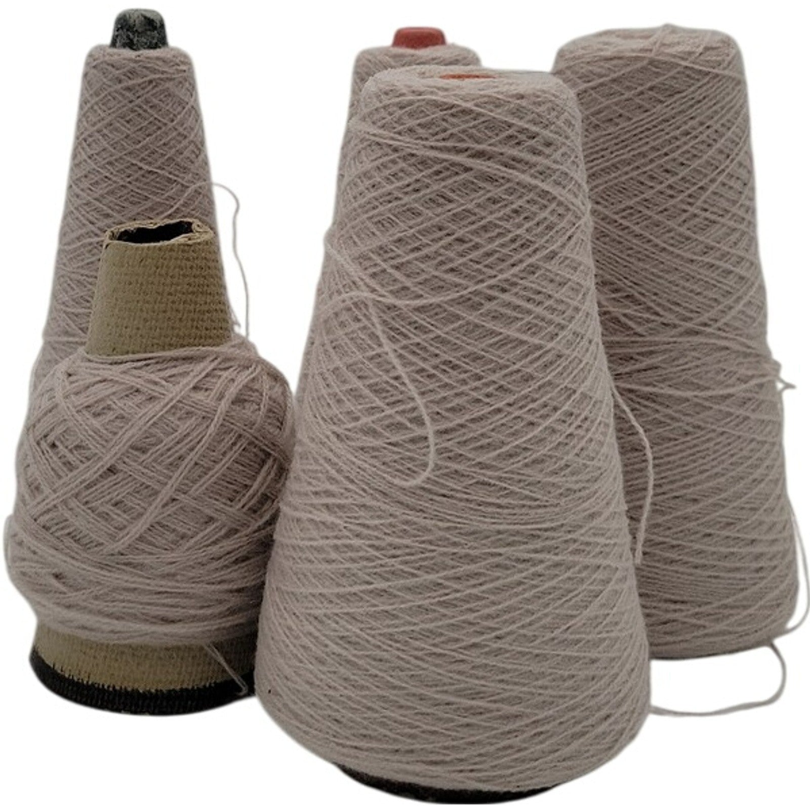 Vintage Jed Delta 2/24 Acrylic Weaving Knitting Yarn Sand 2207 Lot 0f 5