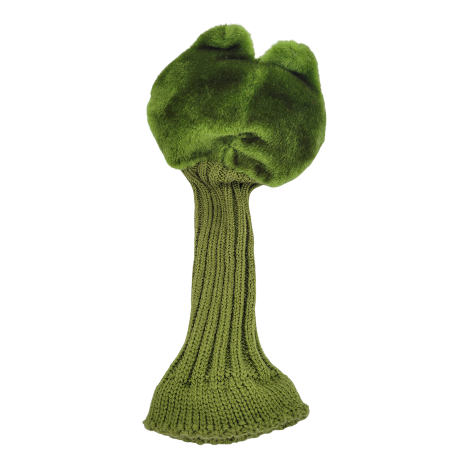 Wilson Alligator Golf Club Headcover Green Plush Knit Acrylic for Driver