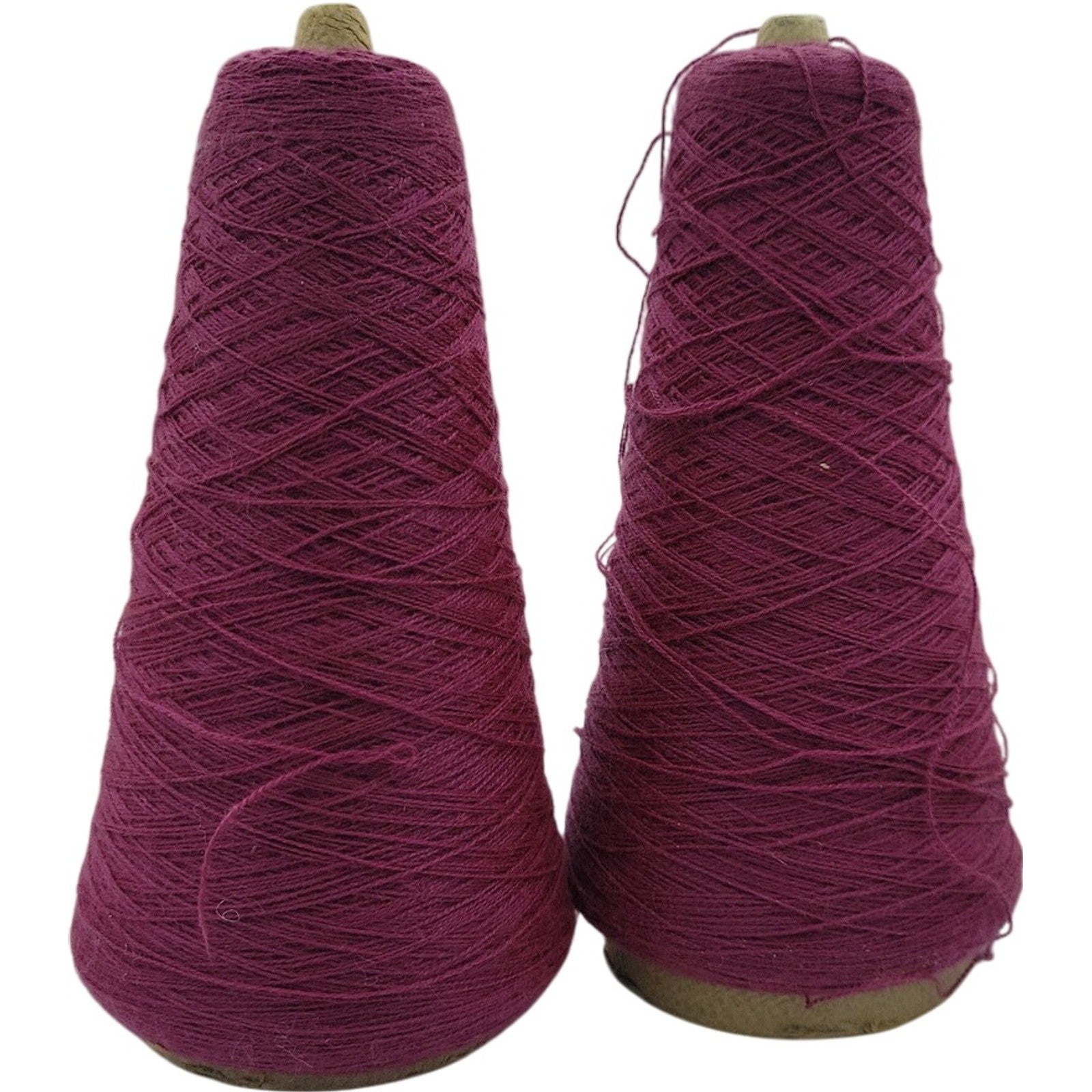 Vintage Pisgah Yarn Weaving Yarn Cone 2/24 Acrylic 61-L Purple 9269 Lot of 2