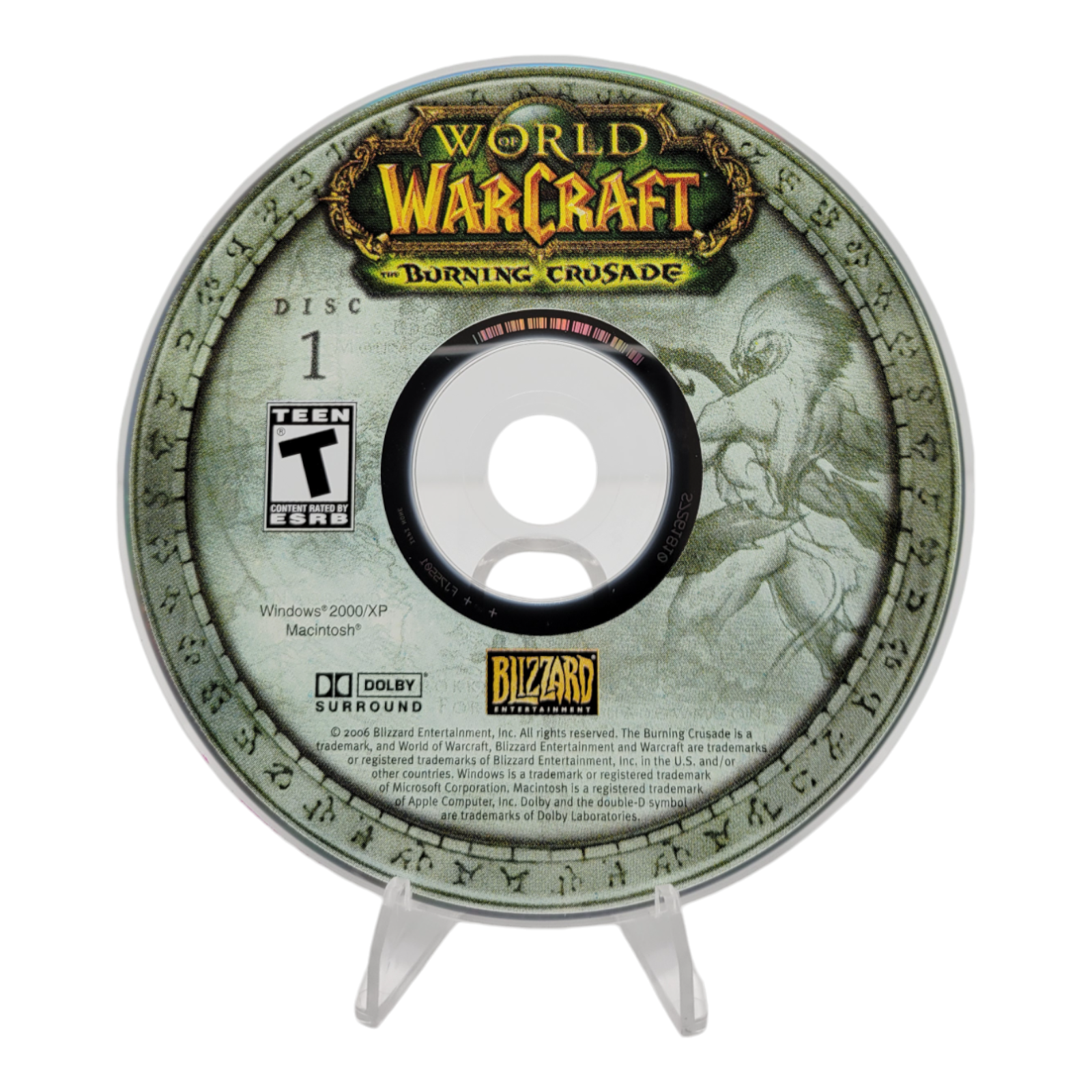 Blizzard 2007 World of Warcraft The Burning Crusade Expansion Set 4 Discs