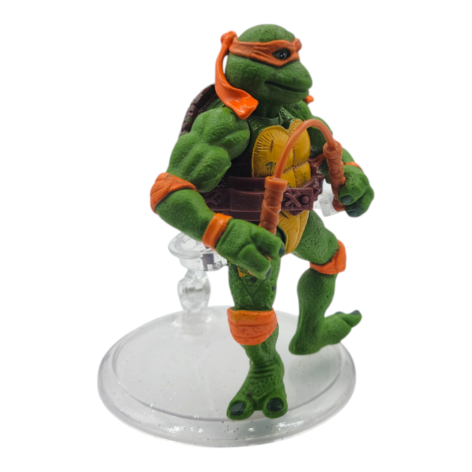 1992 Playmates Toys Michelangelo TMNT Hard Head Vintage Action Figure