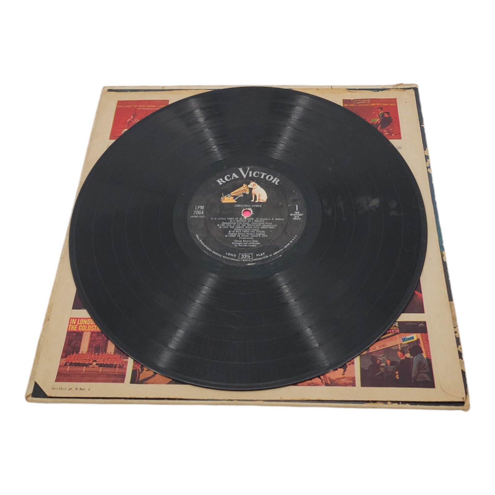 Vintage RCA Victor Christmas Hymns George Beverly Shea Vinyl LP