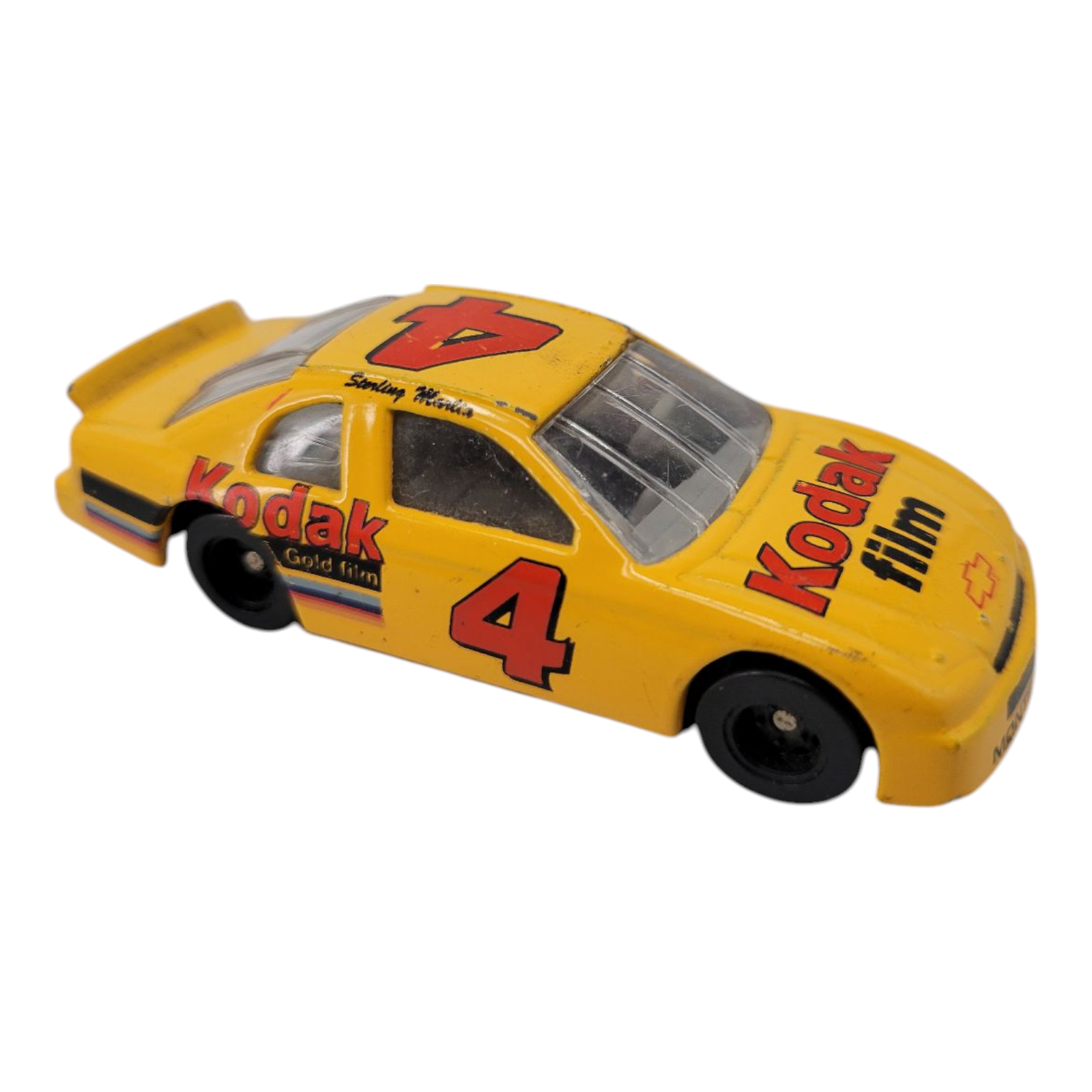 Kodak Film #4 Racing Car Yellow 1995 Monte Carlo Die-Cast Model Collectible