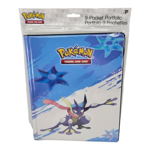 Ultra Pro Pokemon 9 Pocket Portfolio Greninja Binder Holds 180 Cards Acid-Free