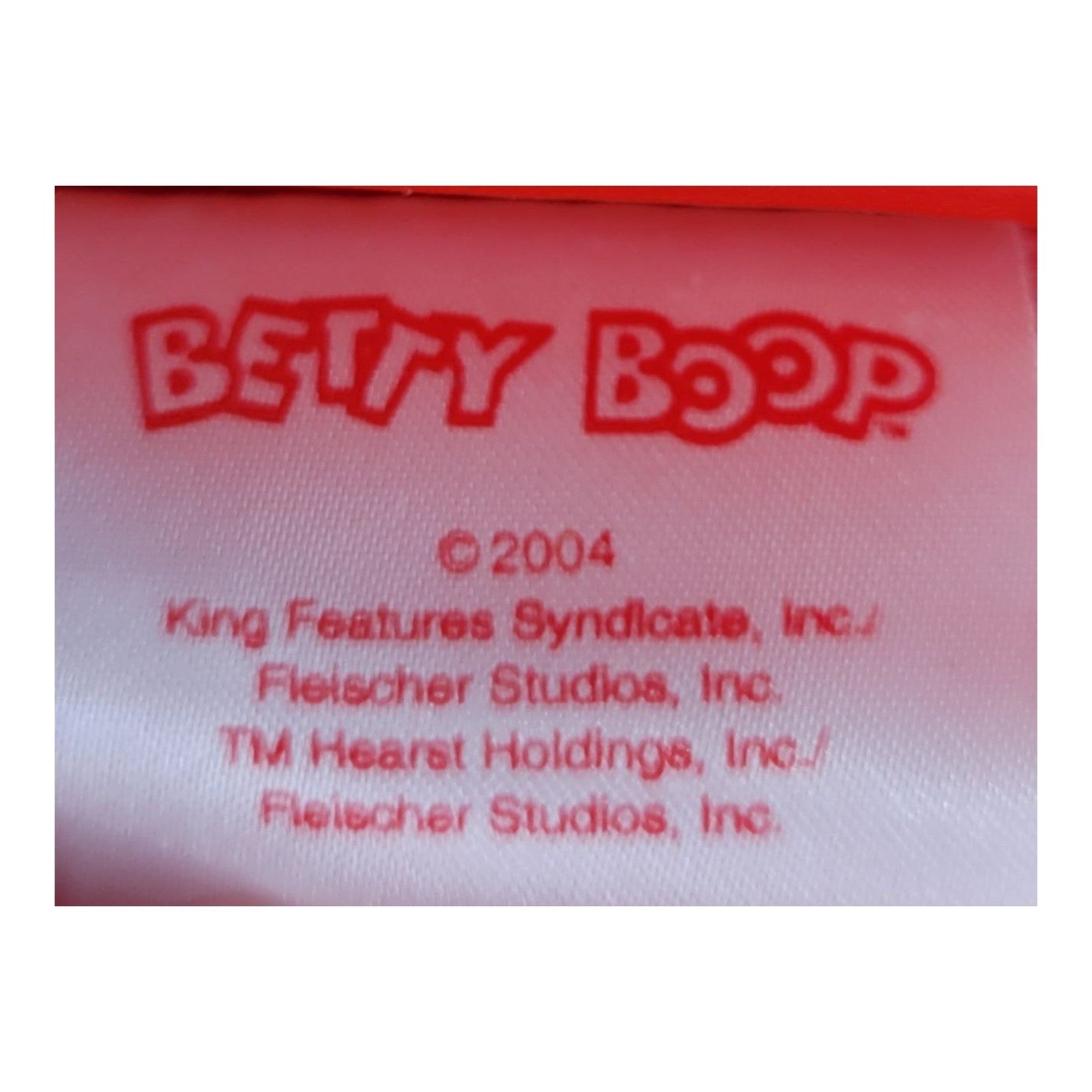 Betty Boop Red Polka Dot 3 Ring Zipper Binder Folder 13x10 Style 46131IDG 2004