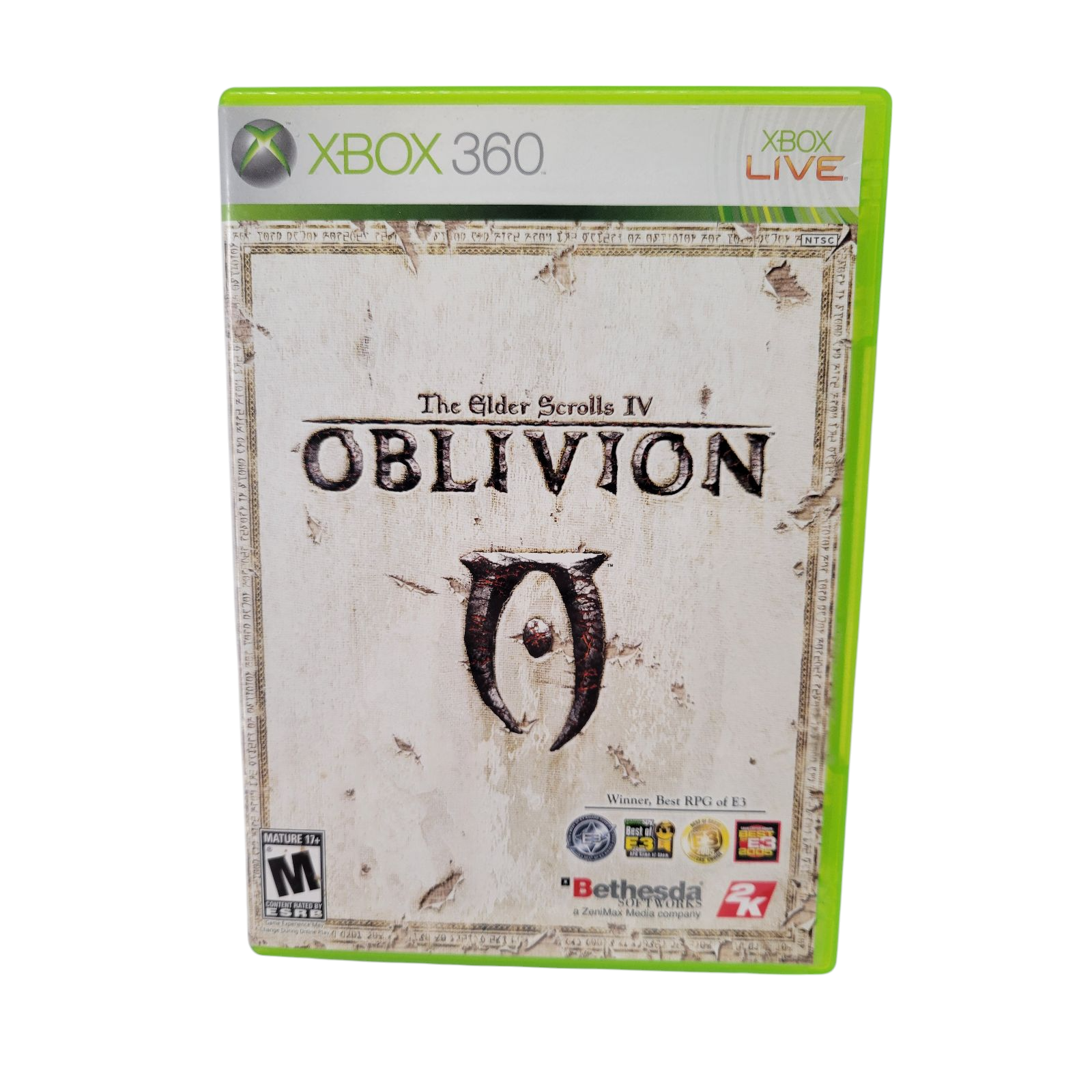 Bethesda 2006 The Elder Scrolls IV Oblivion Xbox 360 Game Complete with Map