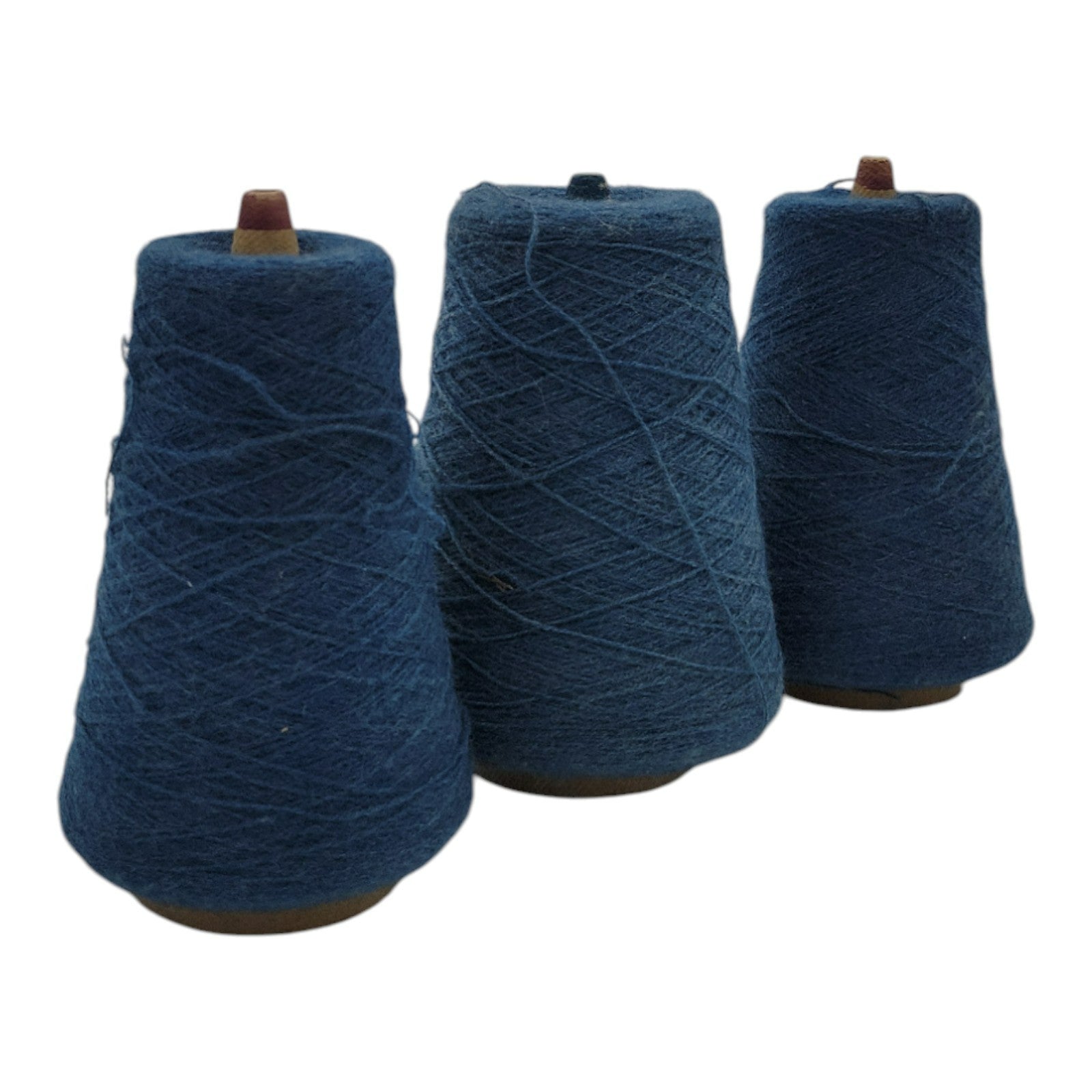 Vintage 1980s Templon 2/24 Betony Heather Yarn Cone Lot of 3