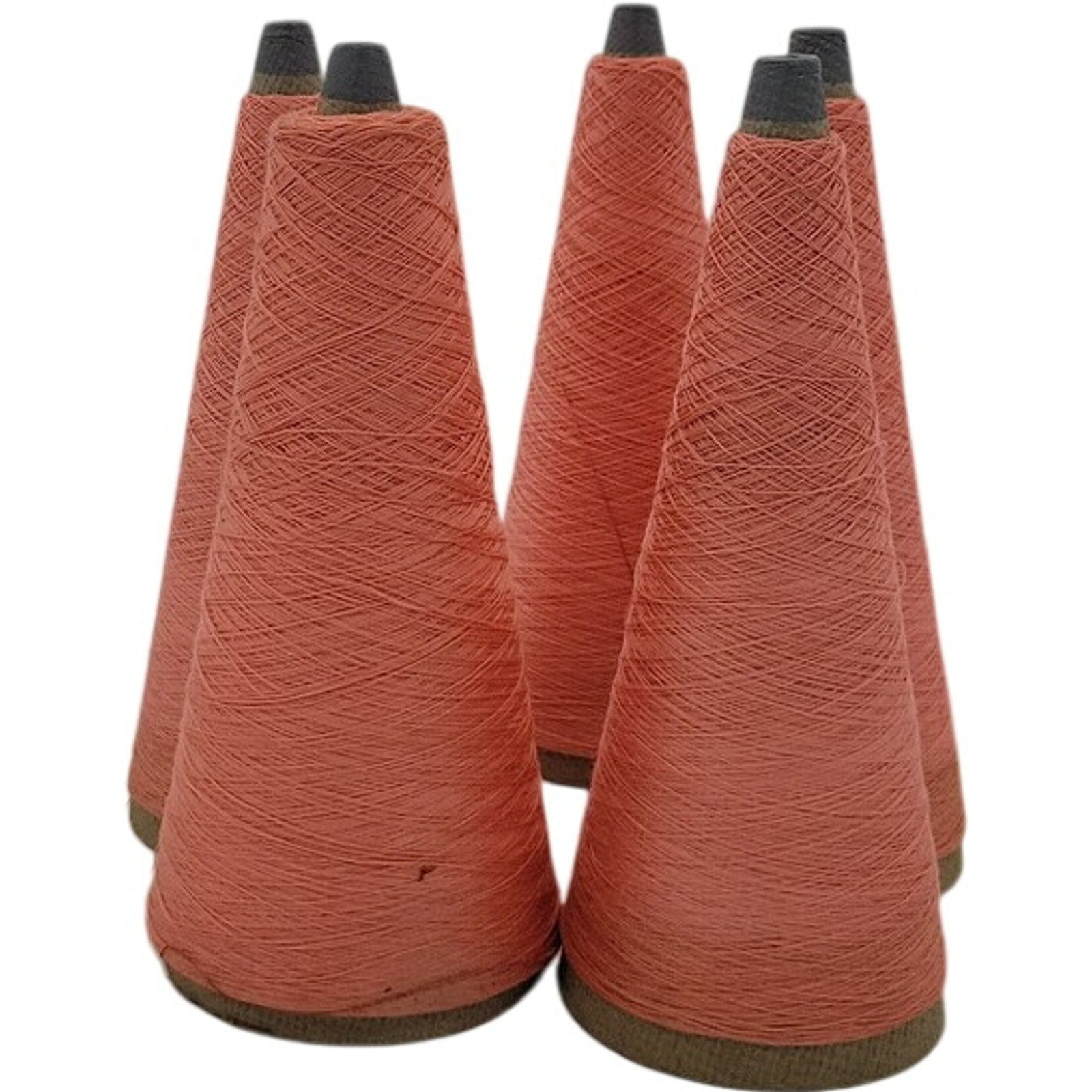 Vintage SCT 40/2 Durefe 139 Peach Cone Yarn 109785 100% Cotton Lot of 5