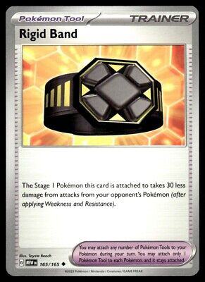 Pokemon 2023 Scarlet & Violet 151 Rigid Band Uncommon #165 Near Mint Card