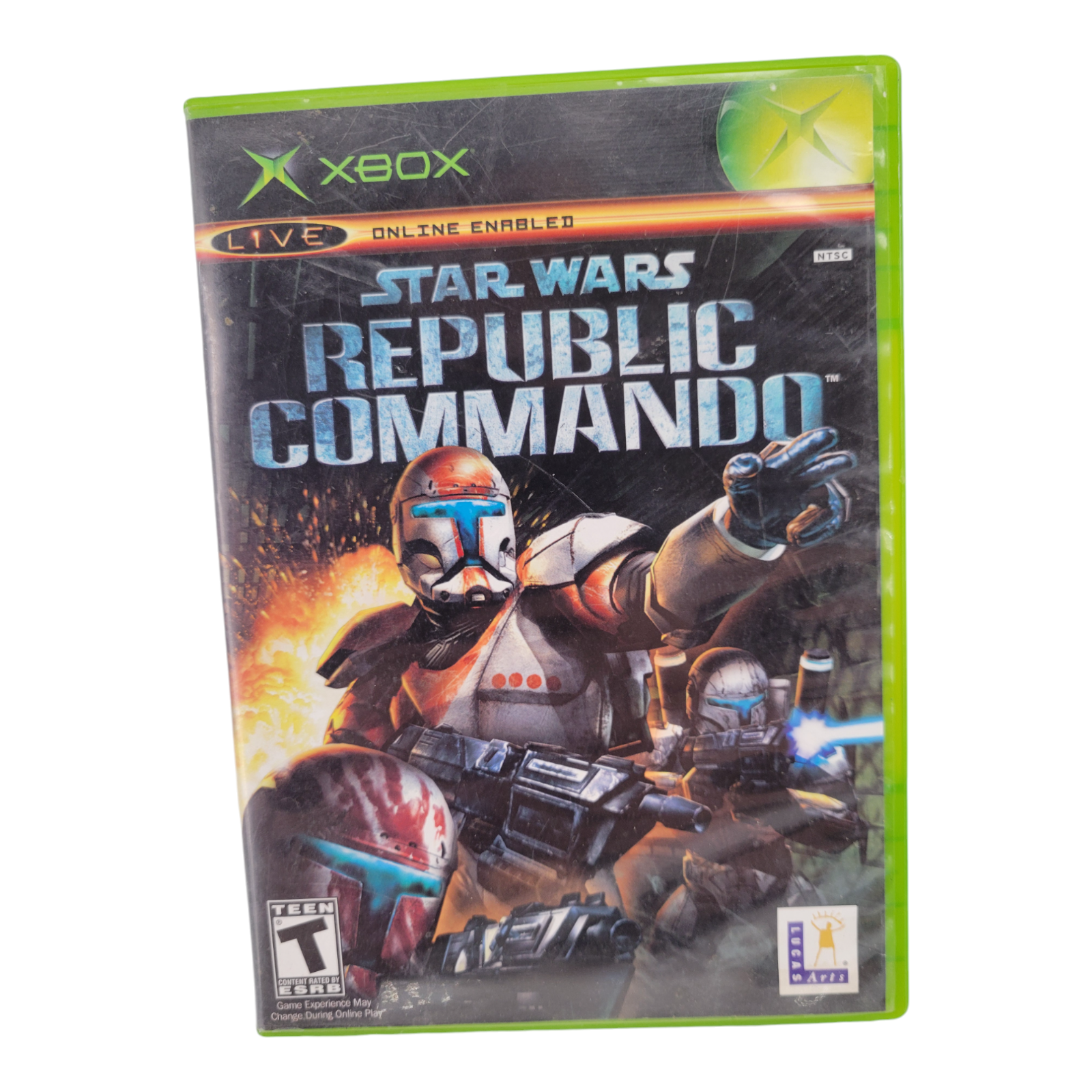 Microsoft Xbox Star Wars Republic Commando 2005 Game with Case and Manual