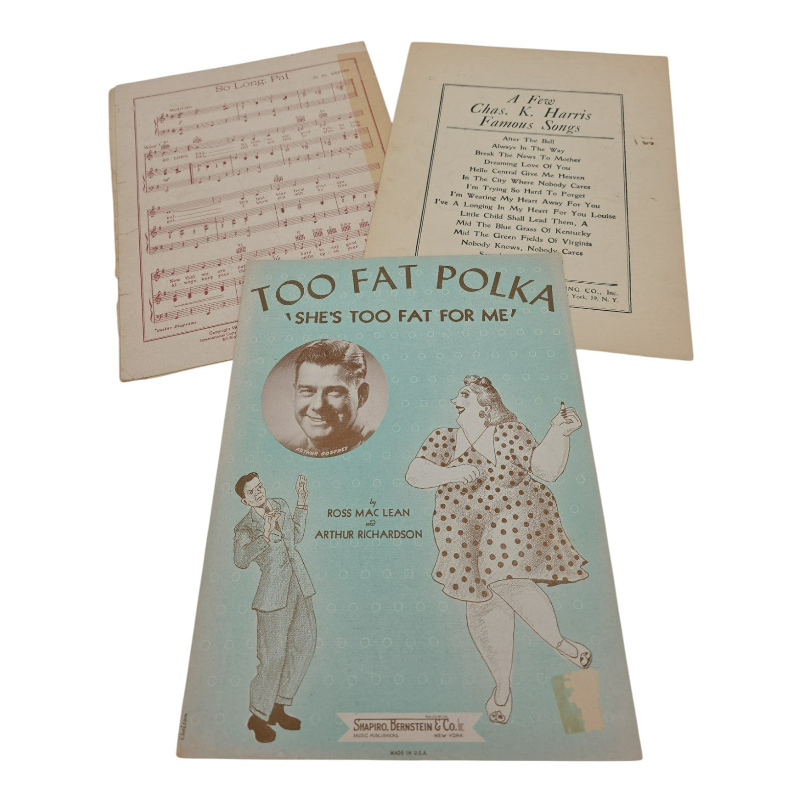 Too Fat Polka Guitar Polka and Toolie Oolie Doolie Sheet Music