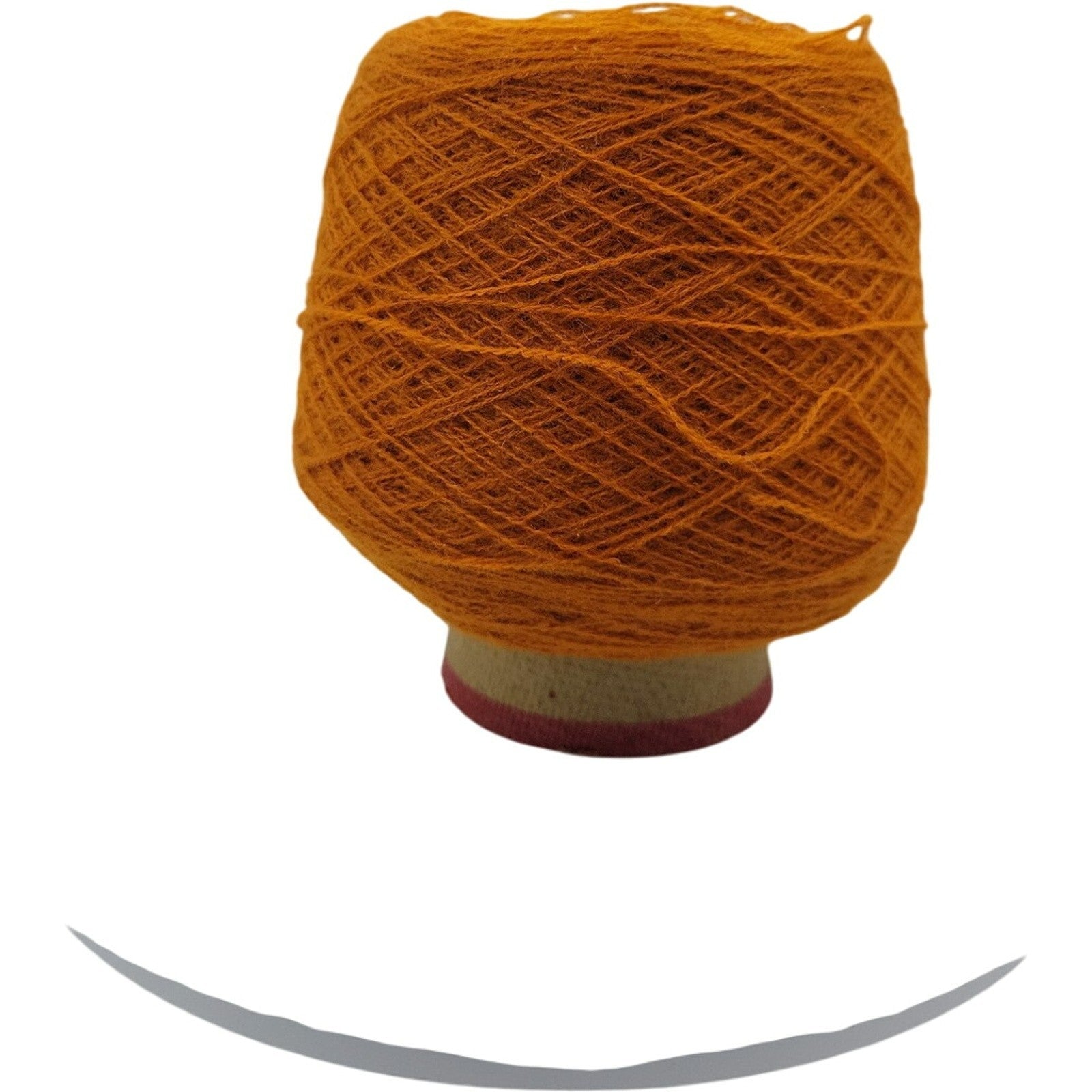 Vintage 1980s Johnston Mills Company 1/28 Acrylic Cone Yarn Copper 46248