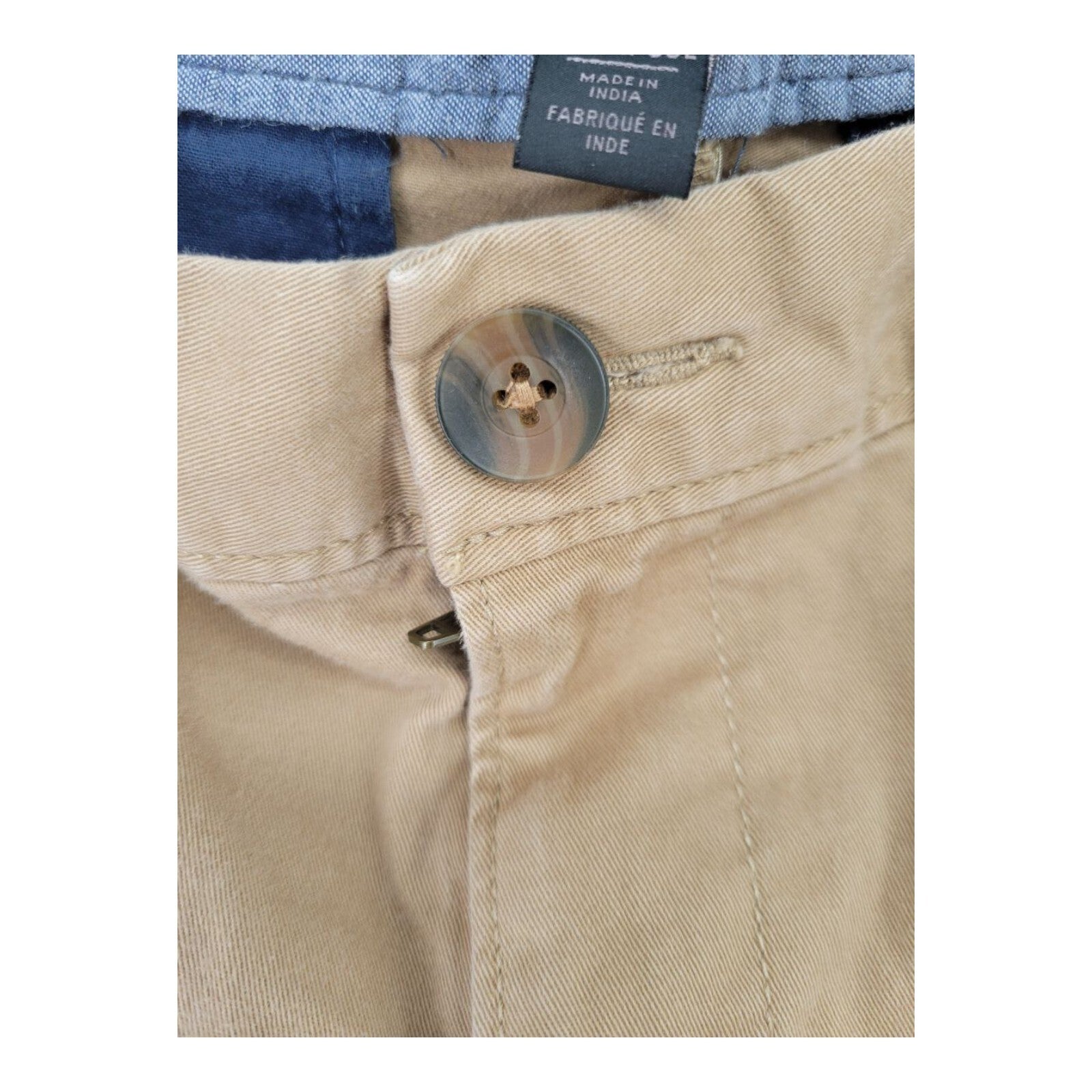 14th & Union Slim Fit Chino Pants Tan Khaki Mens 33x30