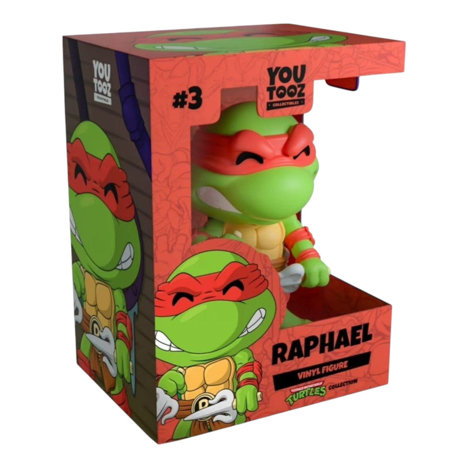 Youtooz Nickelodeon Teenage Mutant Ninja Turtles Raphael Vinyl Figure #3
