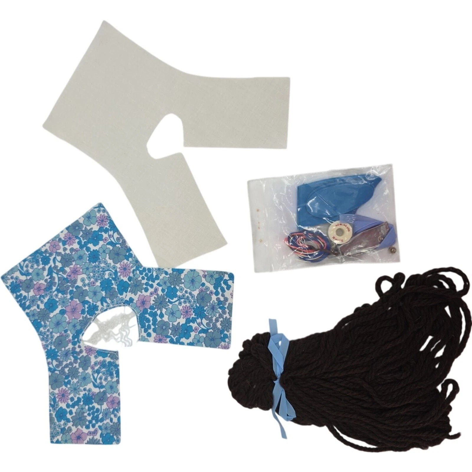 Vintage Rag Doll Sew-It-Yourself Kit FABRA, 48.5 cm - Unfinished