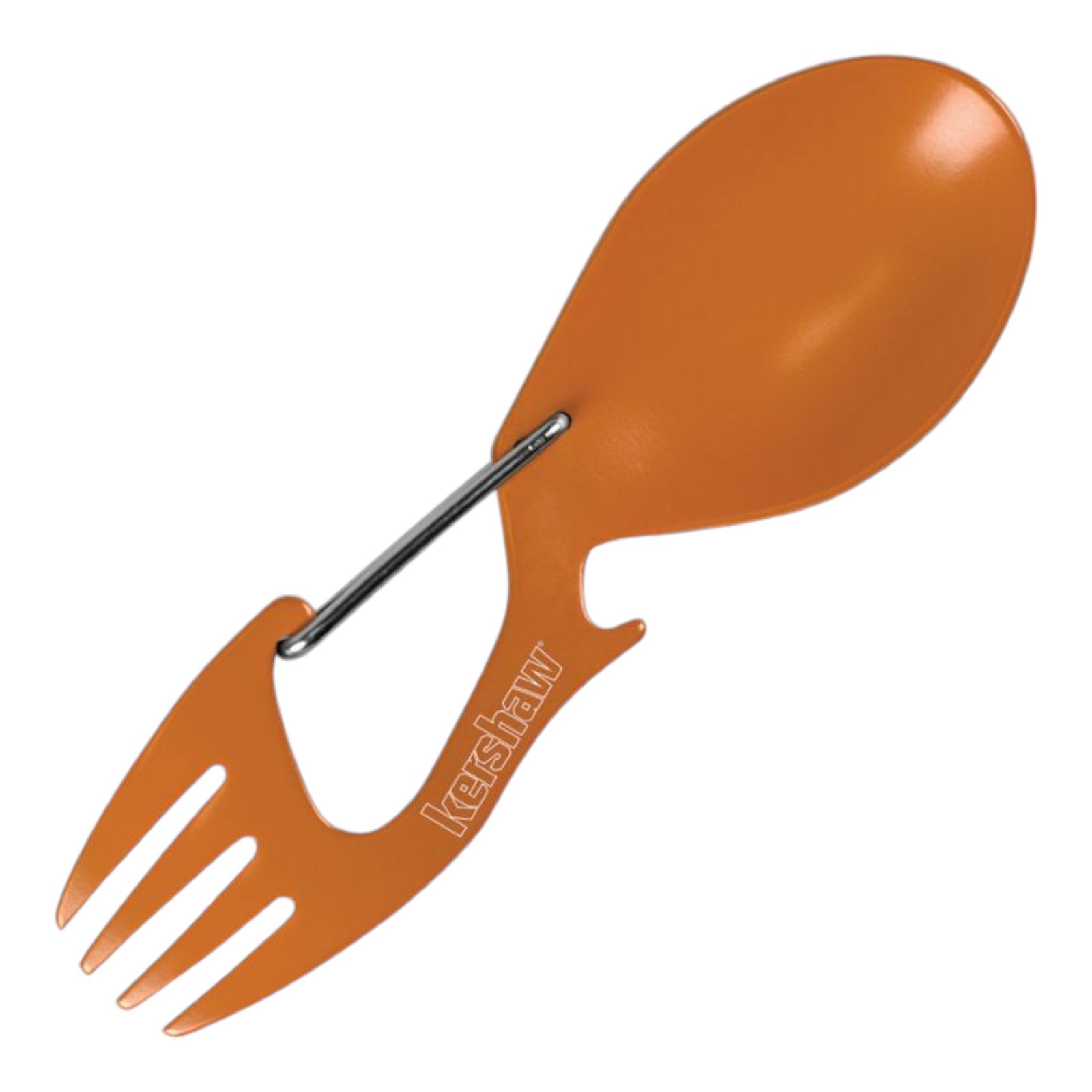 Kershaw Ration Eating Tool Orange Fork Spoon Spork Camping Travel Multi-Tool